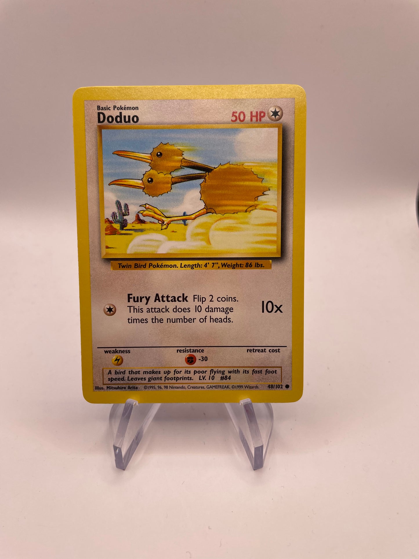 Pokemon Karte Base Set Doduo 48/102 Englisch