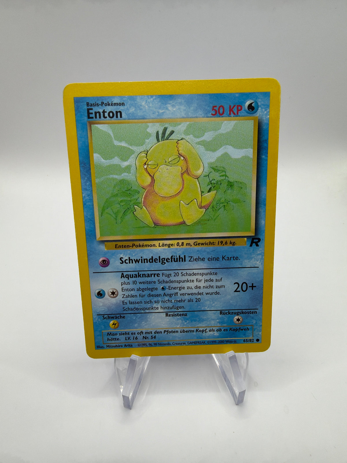 Pokemon Karte Enton 65/82 Rocket Deutsch