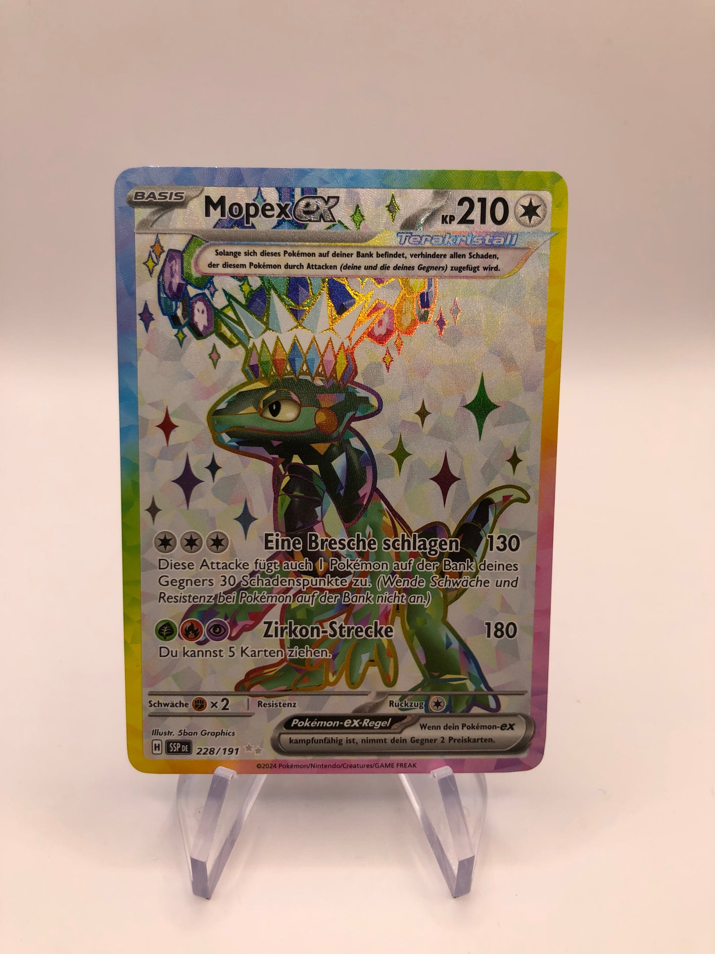 Pokemon Karte Ex Mopex 228/191 Deutsch