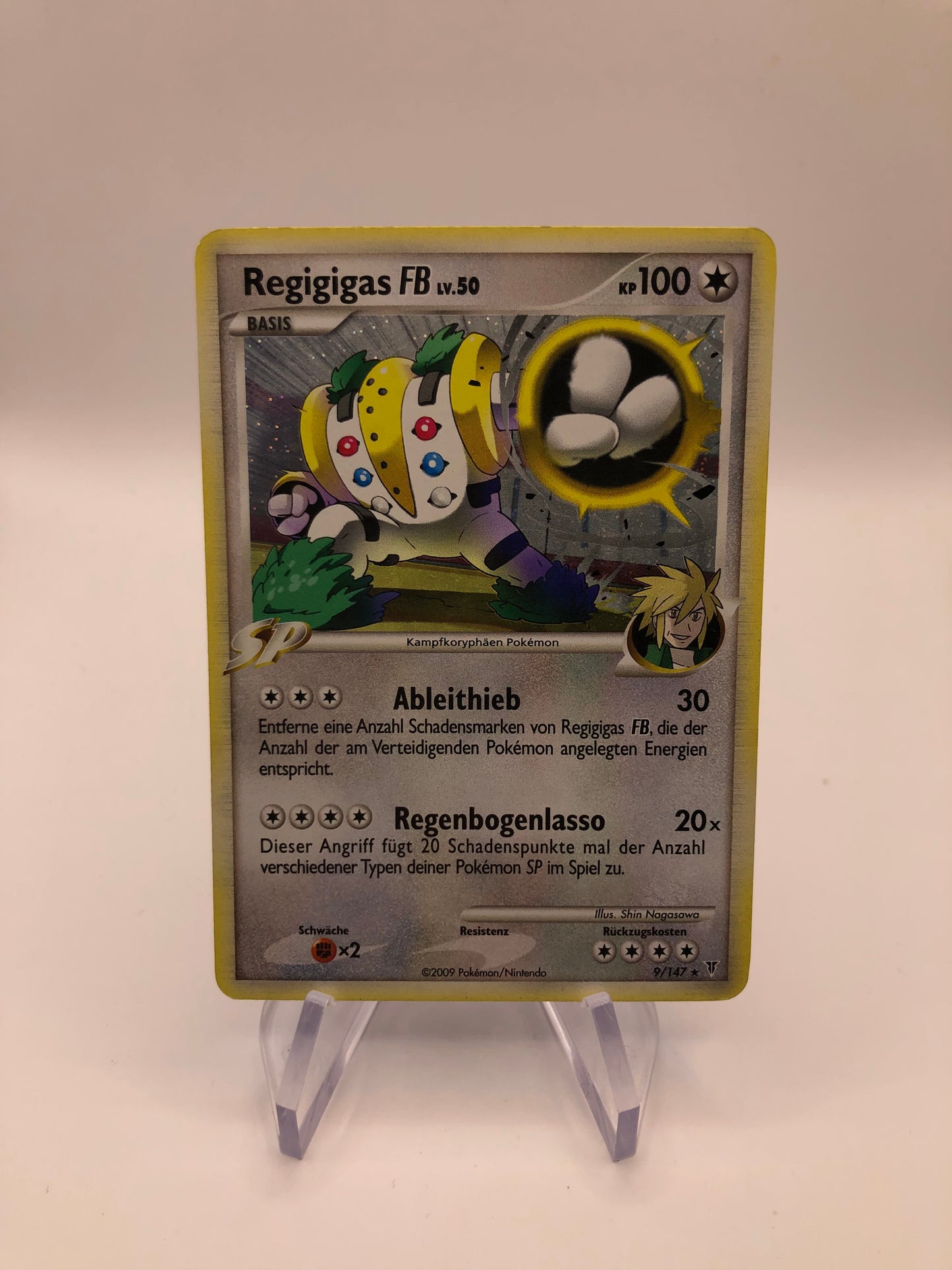 Pokemon Karte Holo Regigigas 9/147 Deutsch