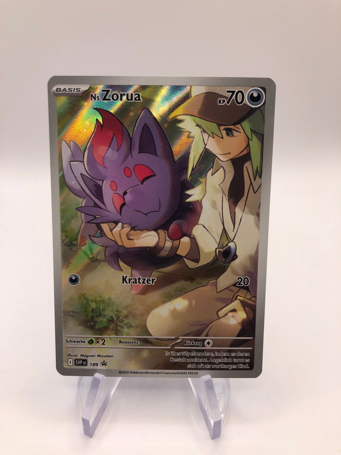 Pokemon Karte Art-Rare Promo Zorua 189 Deutsch