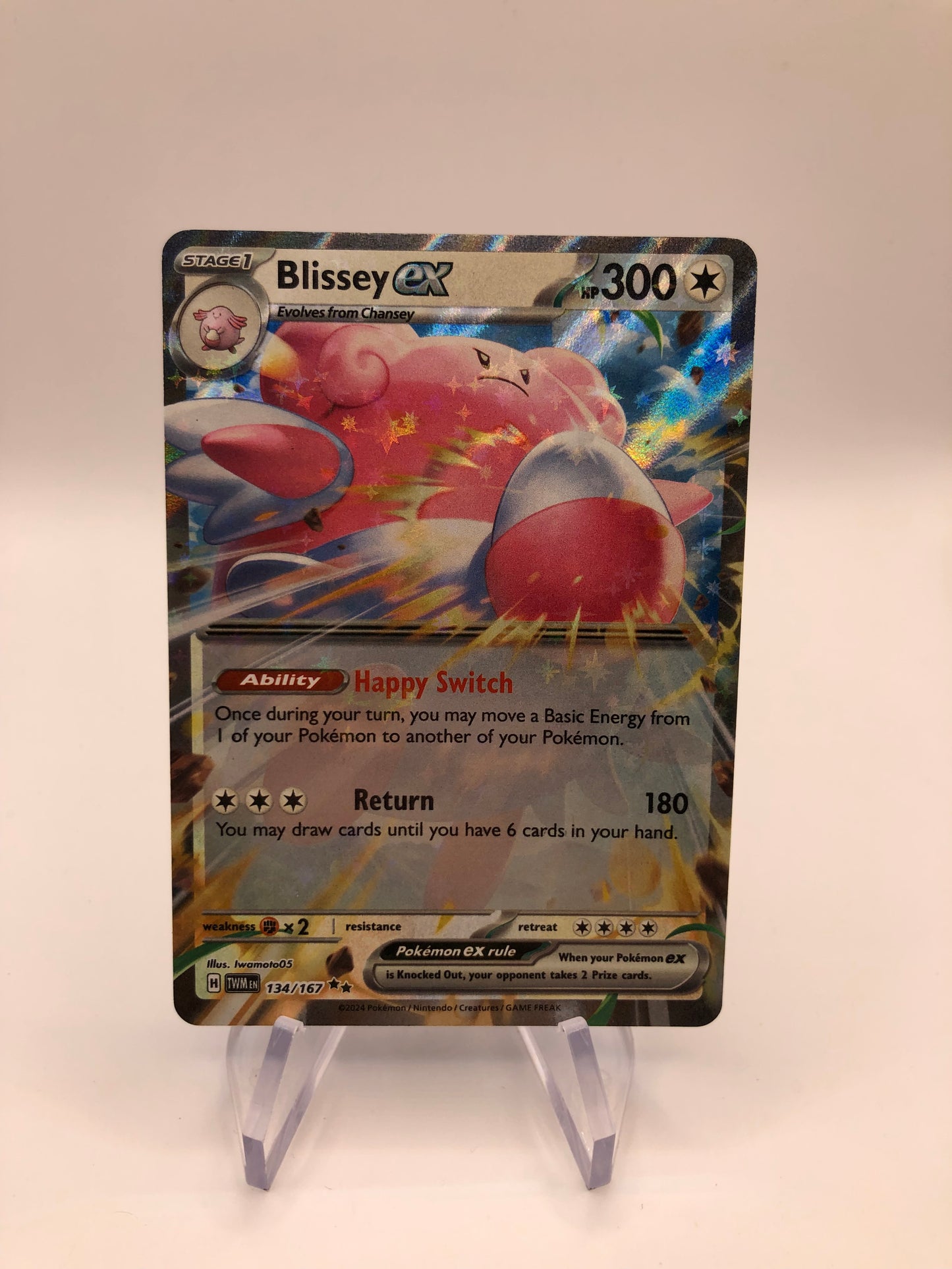 Pokemon Karte Ex Blissey 134/167 Englisch