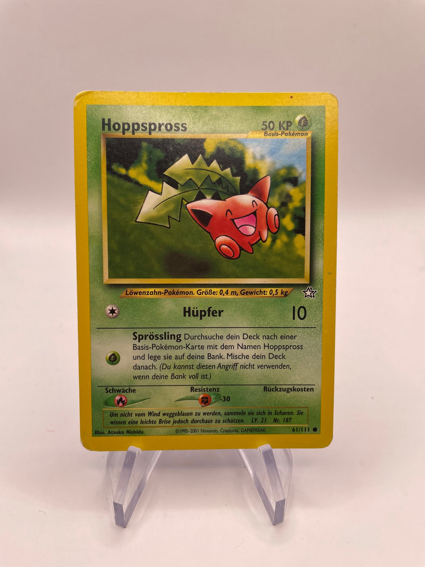 Pokemon Karte Neo Genesis Hoppspross 61/111 Deutsch