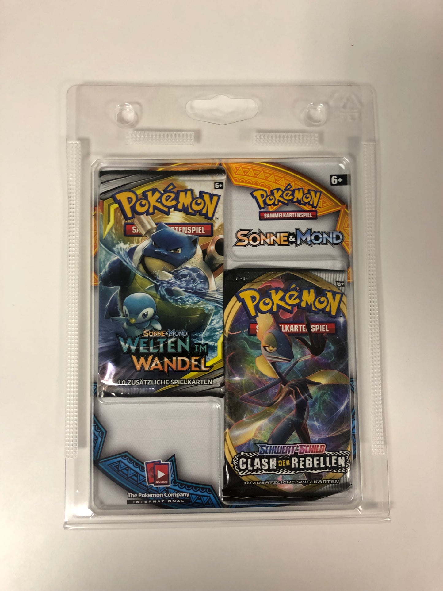 Pokemon Karten OVP Welten im Wandel und Weg des Champs 2er Blister Deutsch