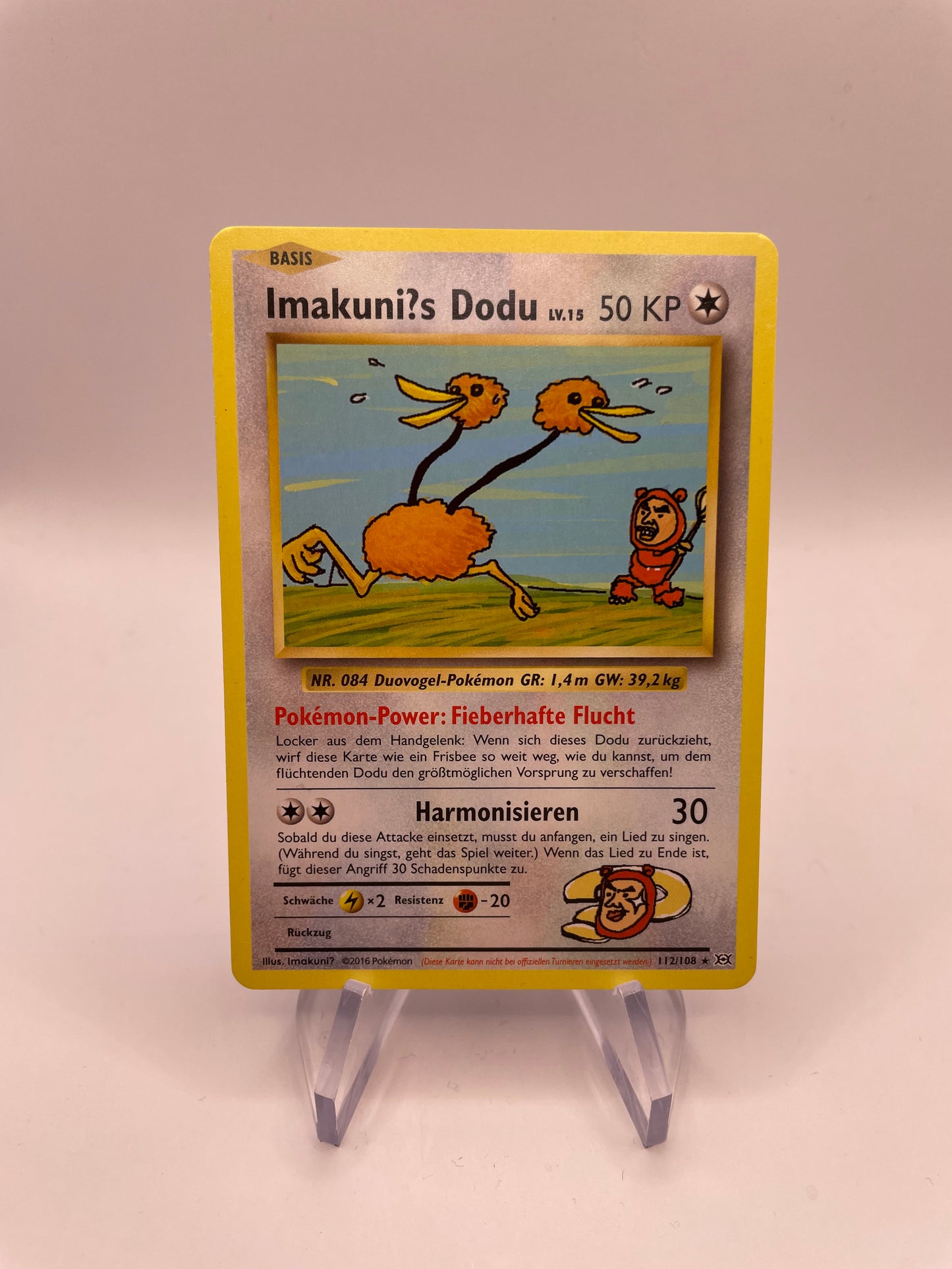 Pokemon Karte Imakuni?s Dodu 112/108 Deutsch