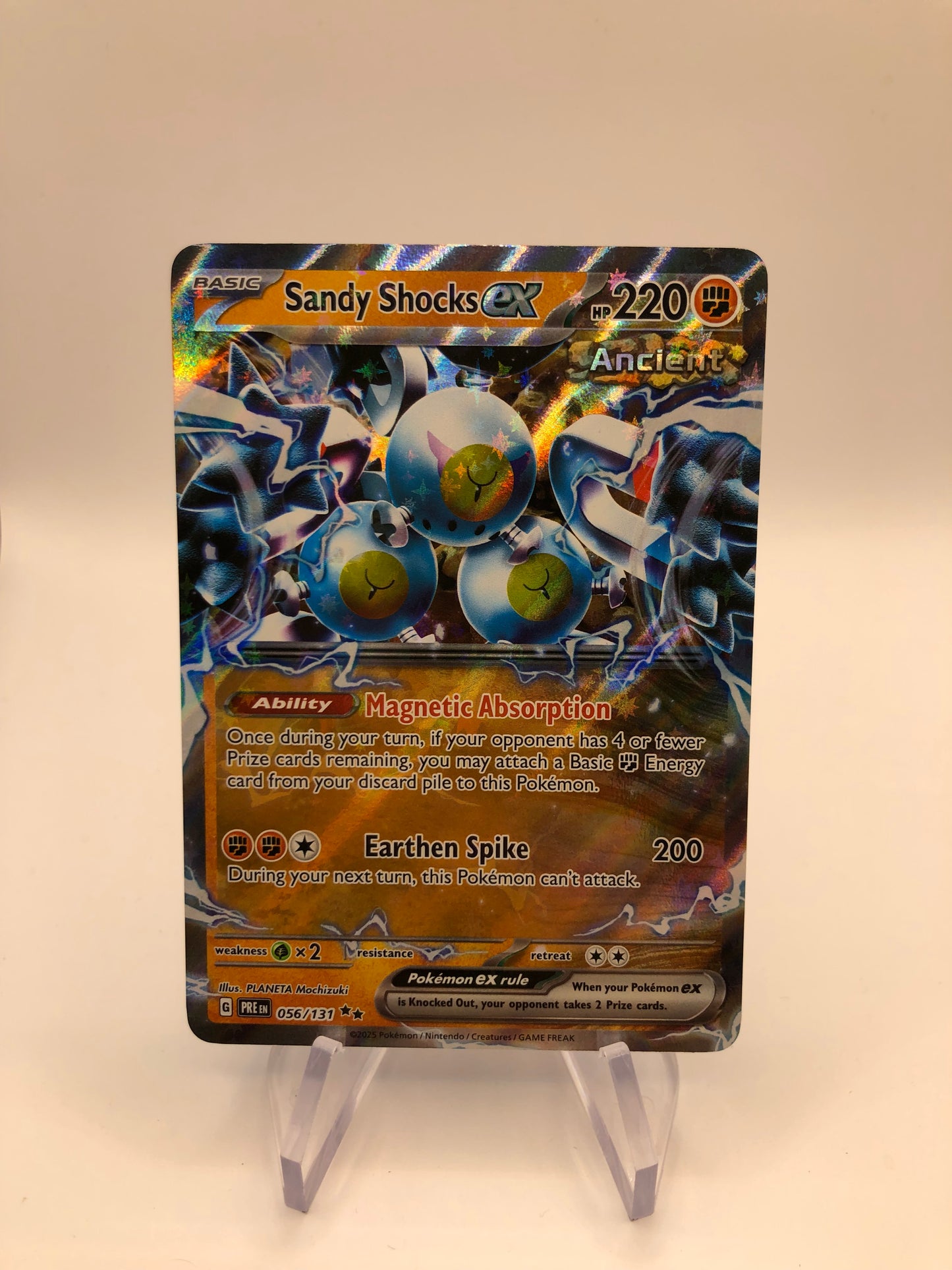 Pokemon Karte Ex Sandy Shocks 56/131 Englisch