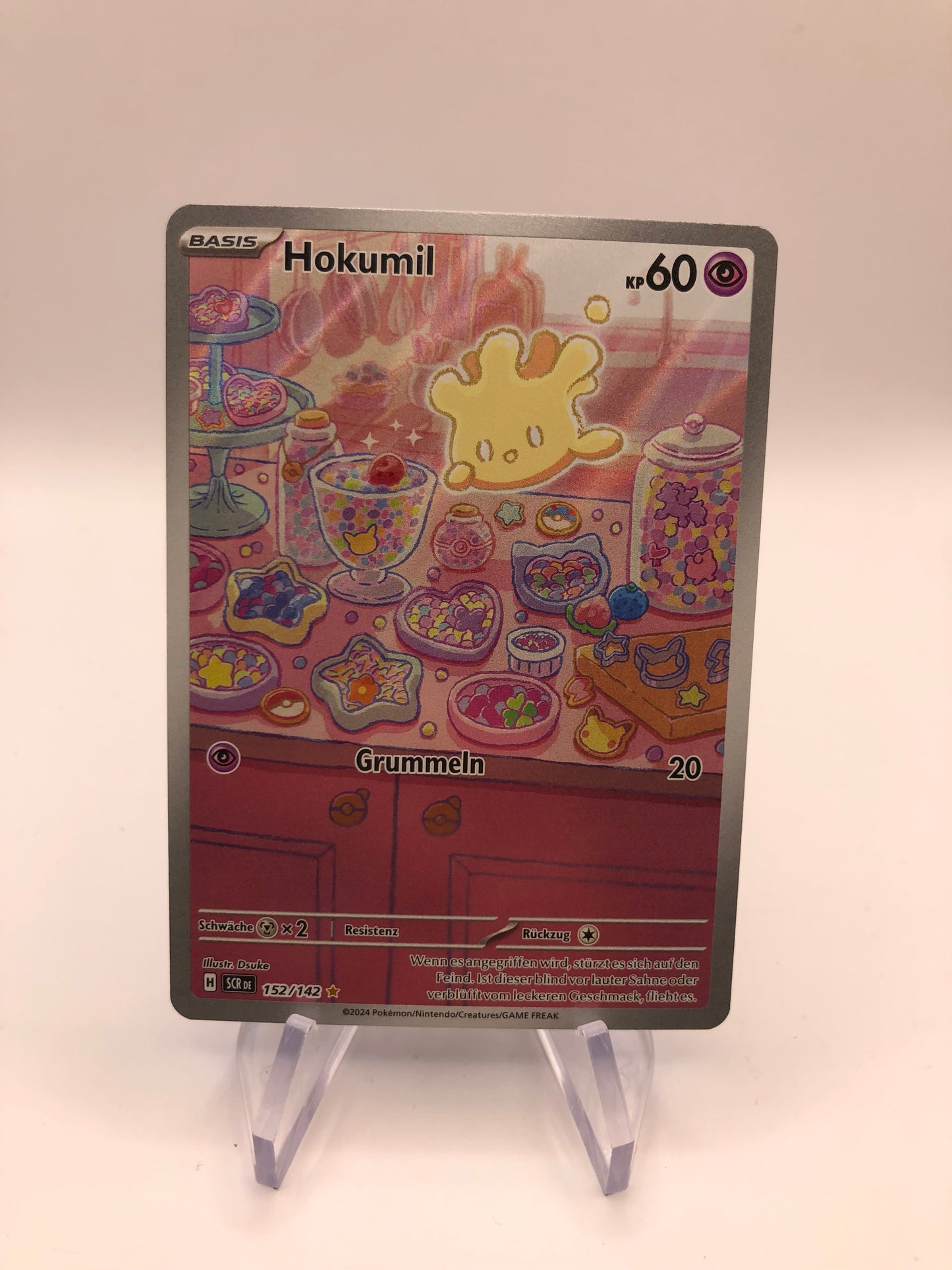 Pokemon Karte Art Rare Hokumil 152/142 Deutsch