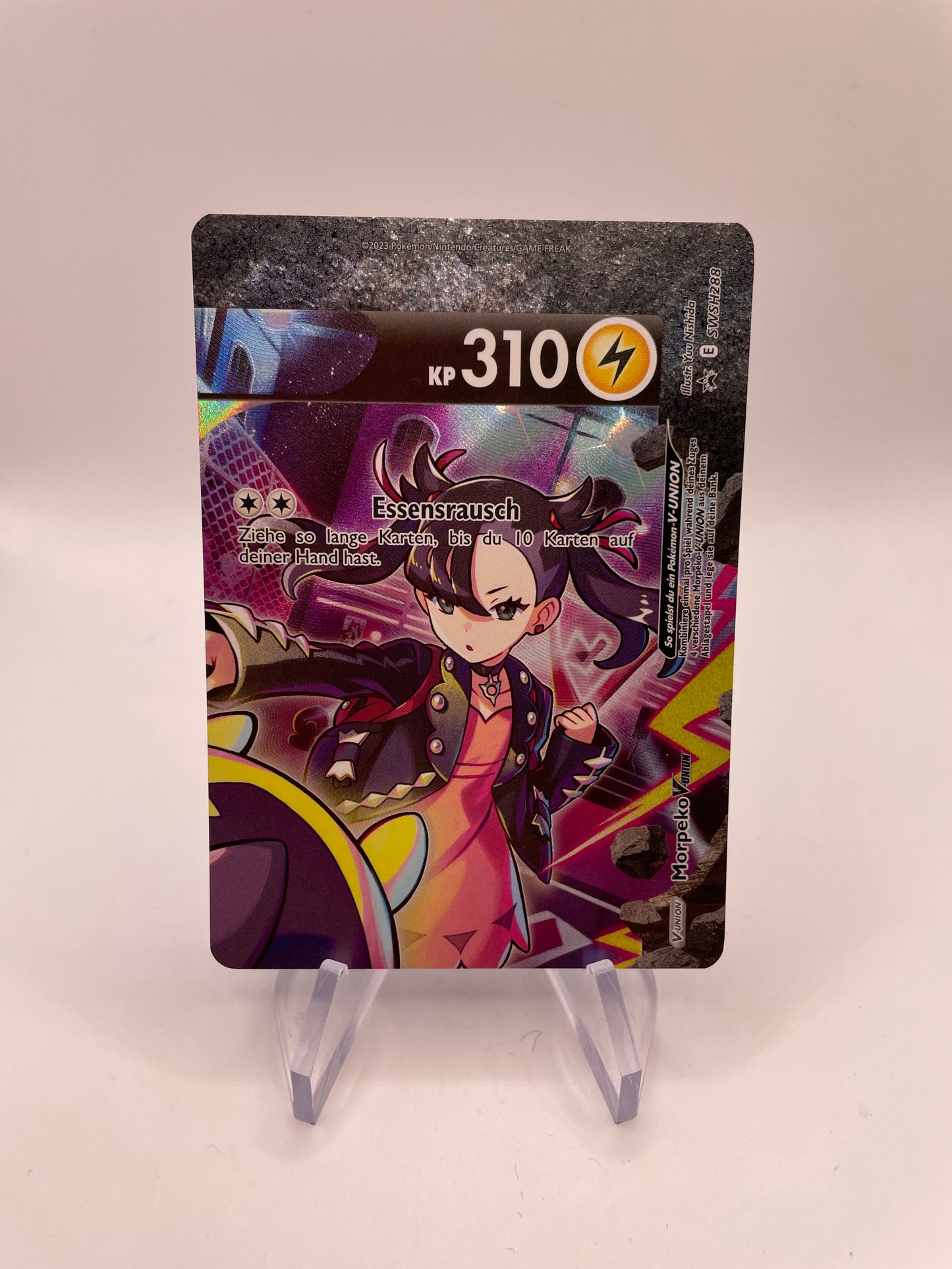 Pokémon Karte V-Union Morpeko SWSH288 Deutsch