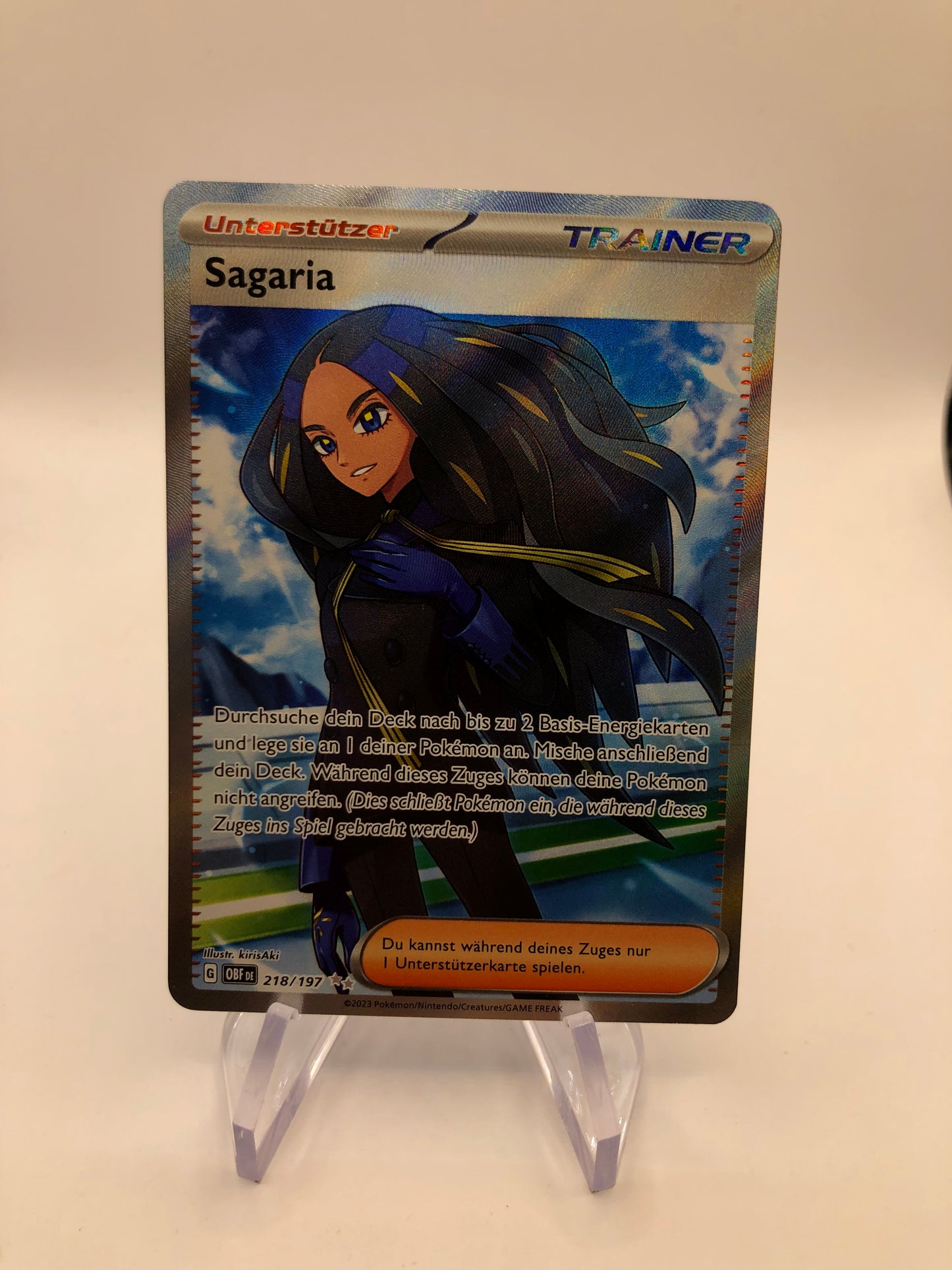 Pokemon Karten Trainer Sagaria 218/197 Deutsch