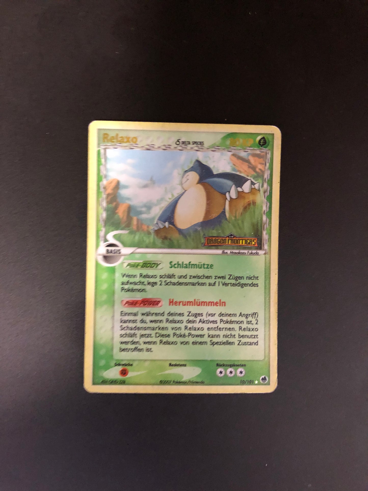 Pokemon Karte Delta Species Relaxo 10/101 Deutsch