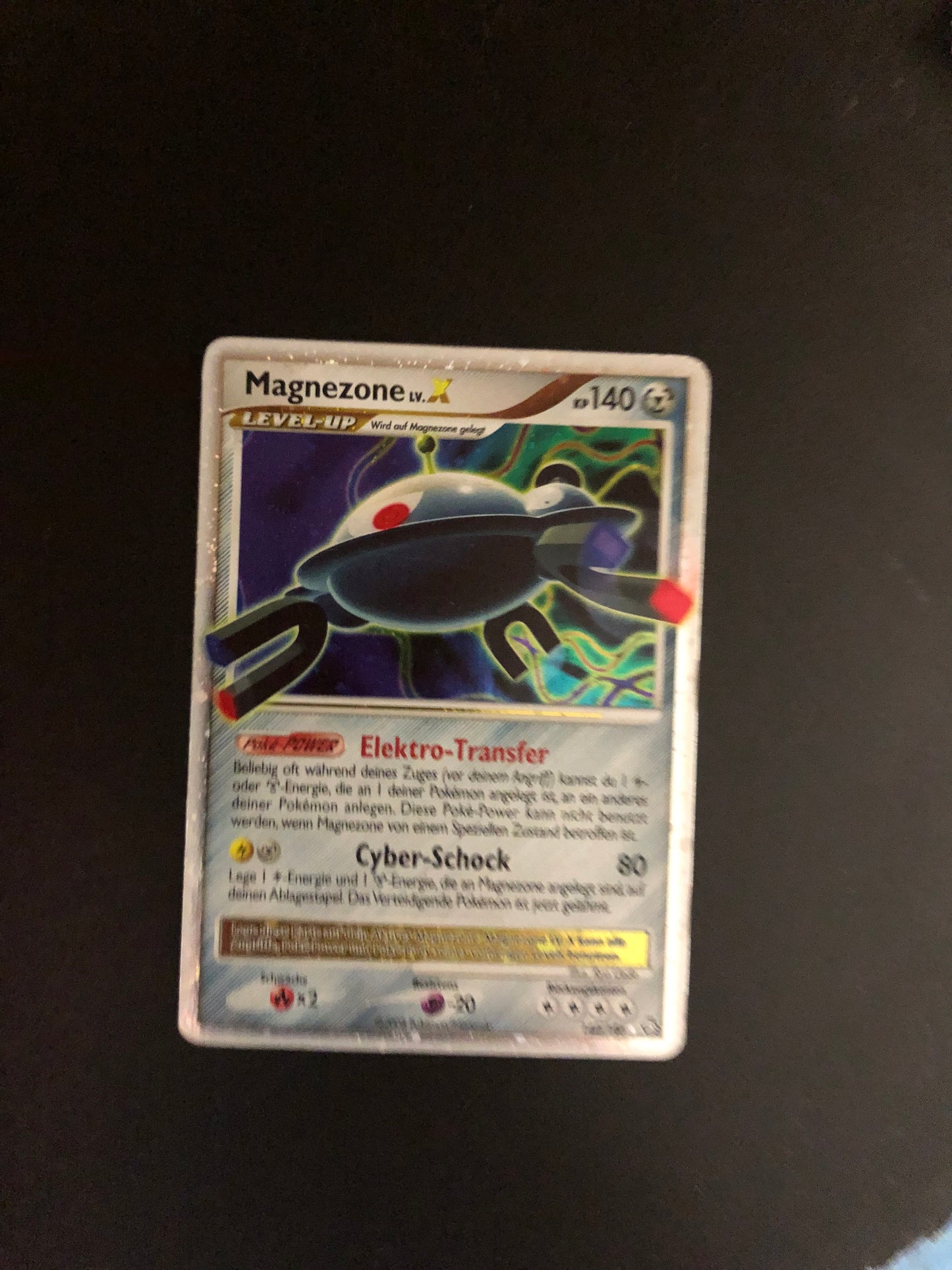 Pokemon Karte Lv.X Magnezone 142/146 Deutsch