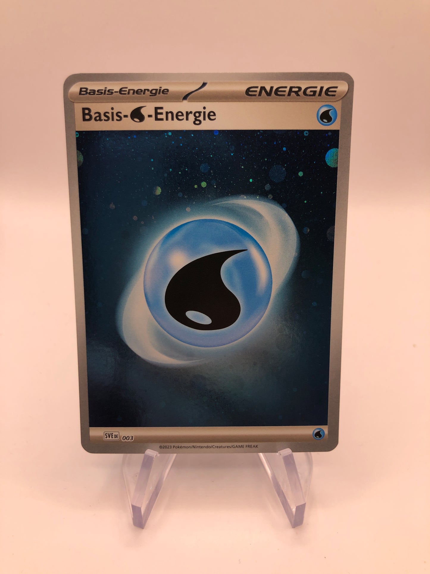 Pokemon Karte Basis-Wasser-Energie 003 Deutsch