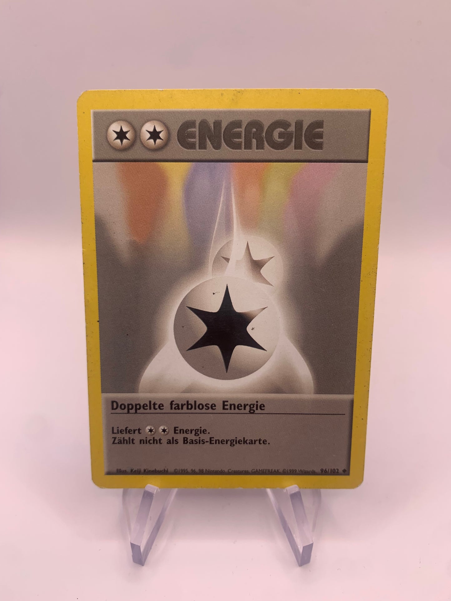 Pokemon Karte Energie 96/102 Base Set Deutsch
