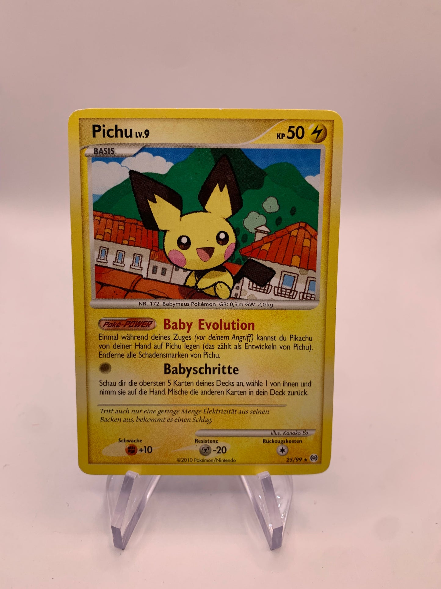 Pokemon Karte Pichu 25/99 Deutsch
