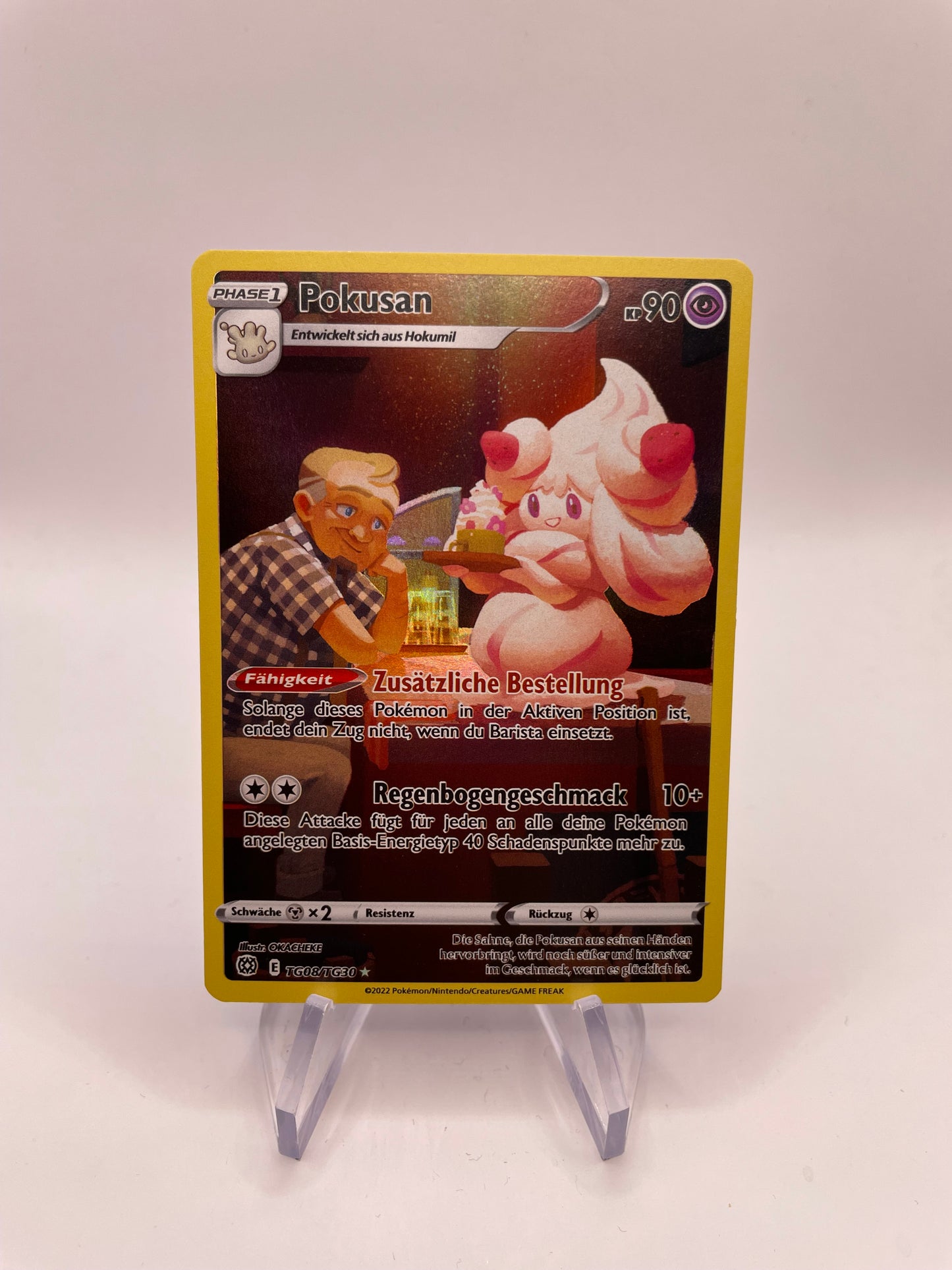Pokemon Karte Art-Rare Pokusan TG08/TG30 Deutsch
