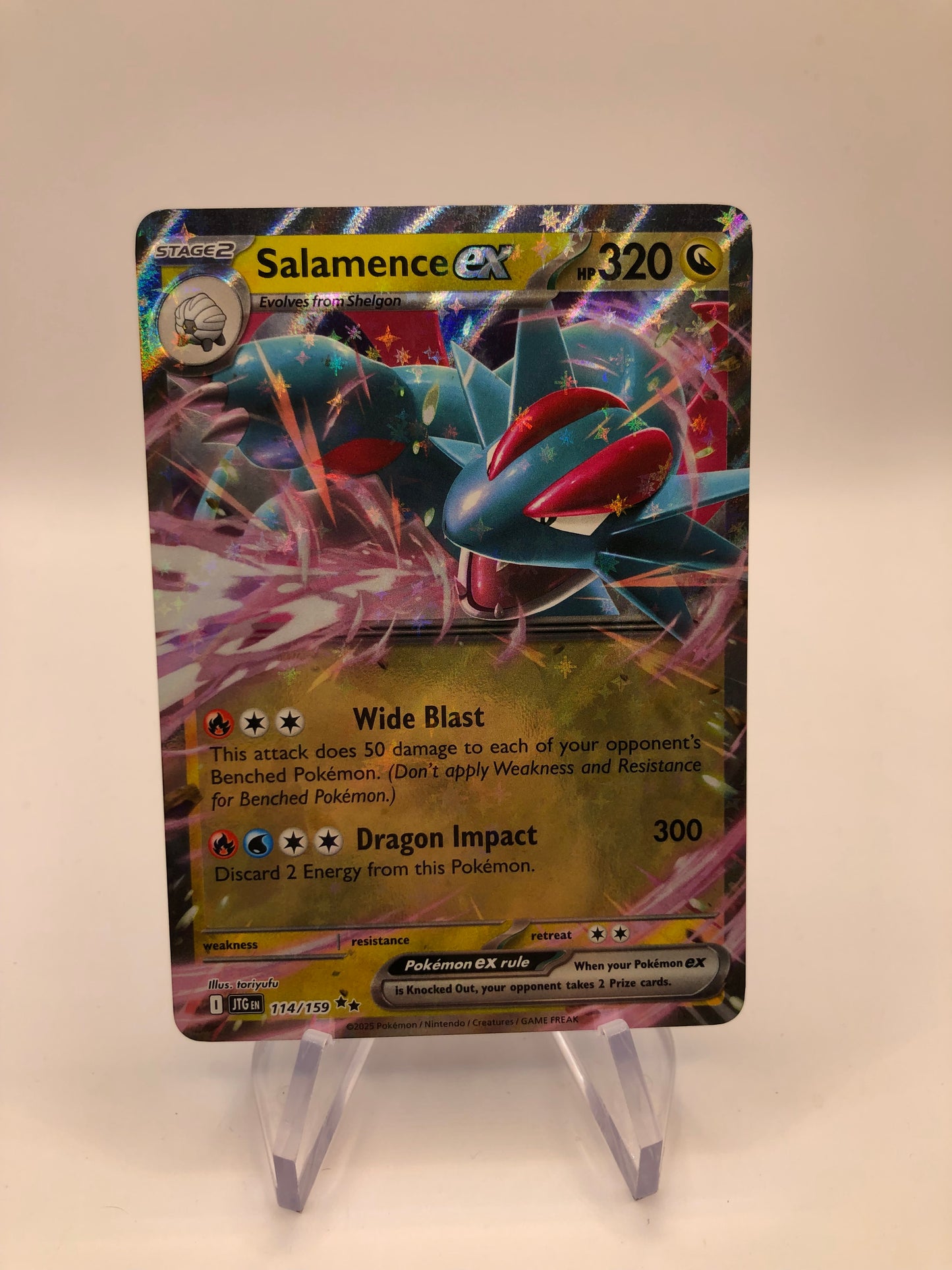 Pokemon Karte Ex Salamence 114/159 Englisch