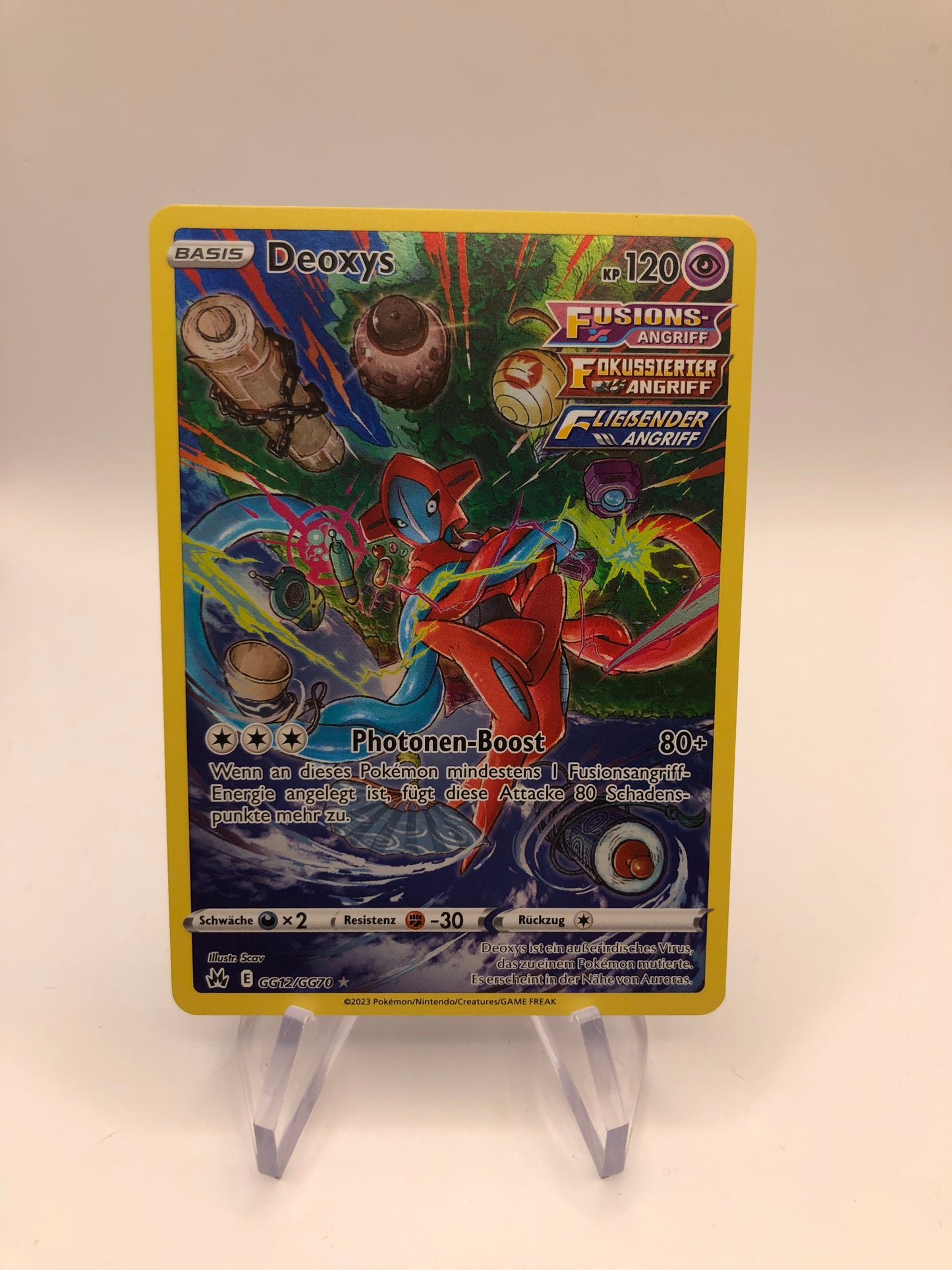 Pokemon Karte Art-Rare Deoxys GG12/GG70 Deutsch