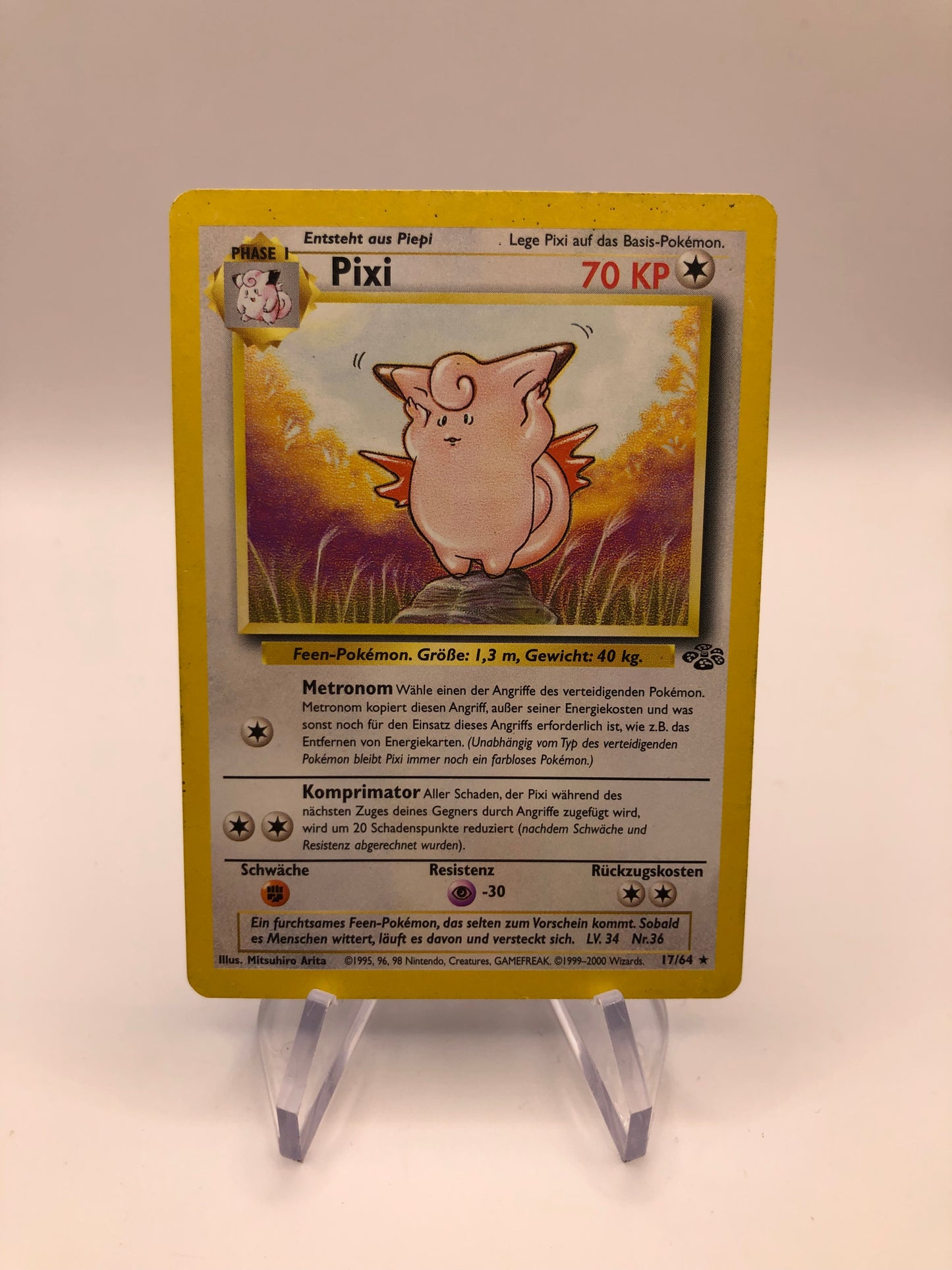 Pokemon Karte Pixi 17/64 Deutsch