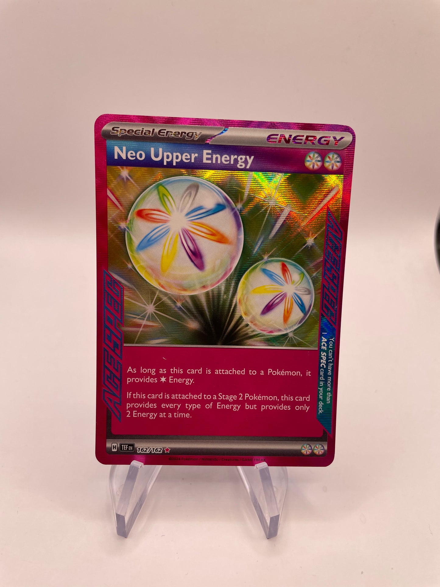 Pokémon Karte Neo Upper Energy 162/162 Englisch