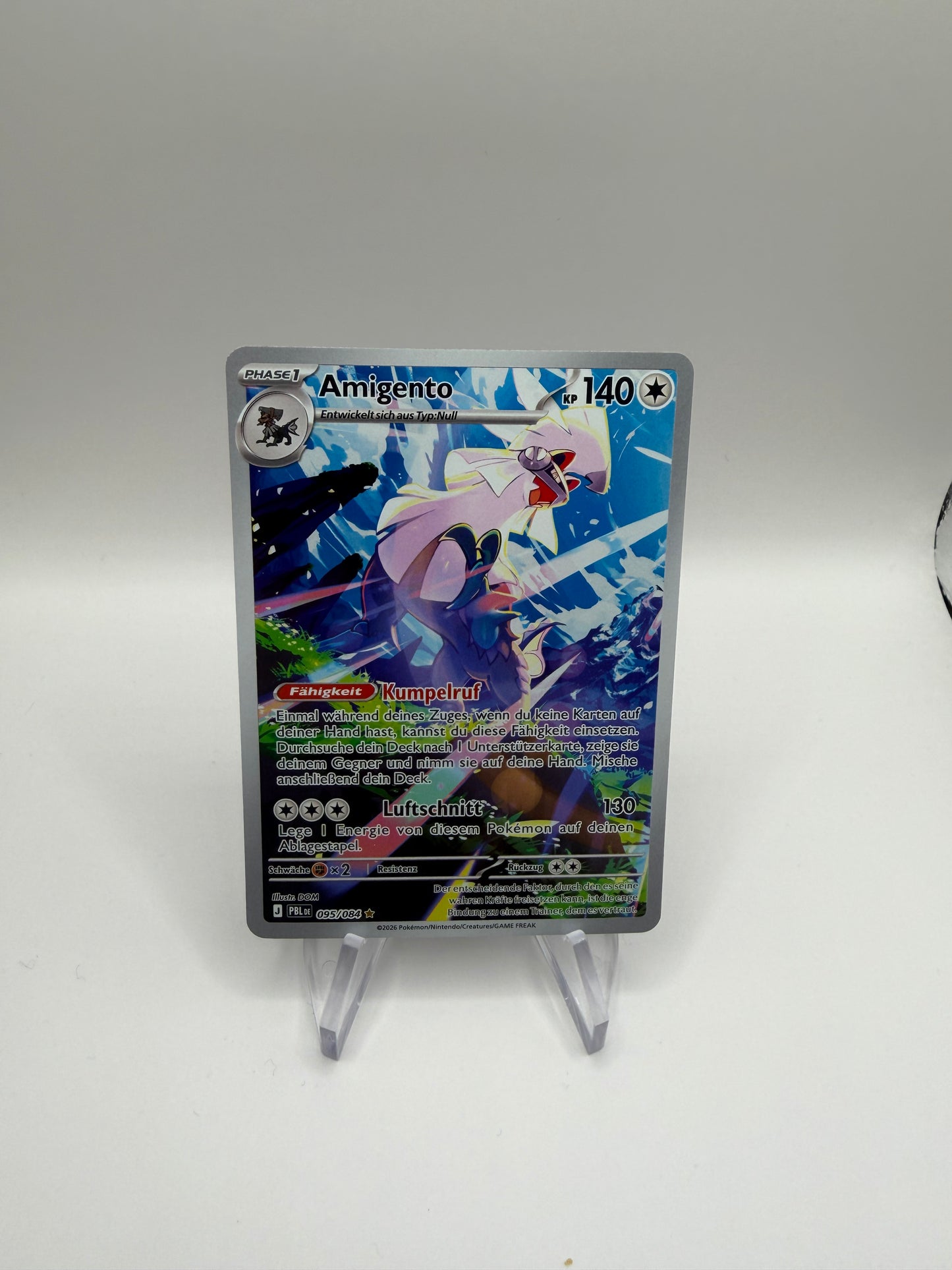 Pokemon Karte Art Rare Amigento 95/84 Deutsch