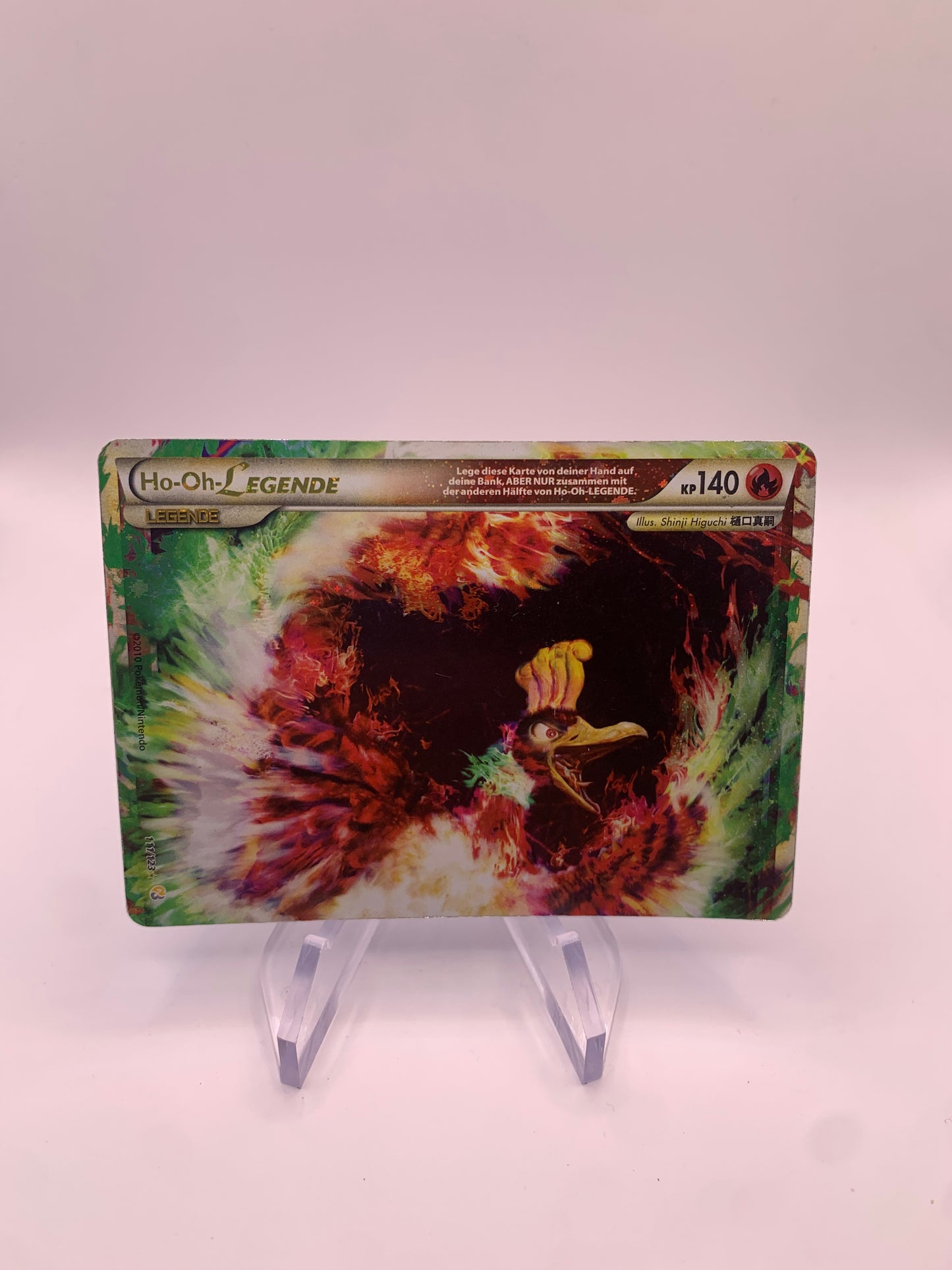 Pokemon Karte Legenden Ho-oh 111/123 Deutsch