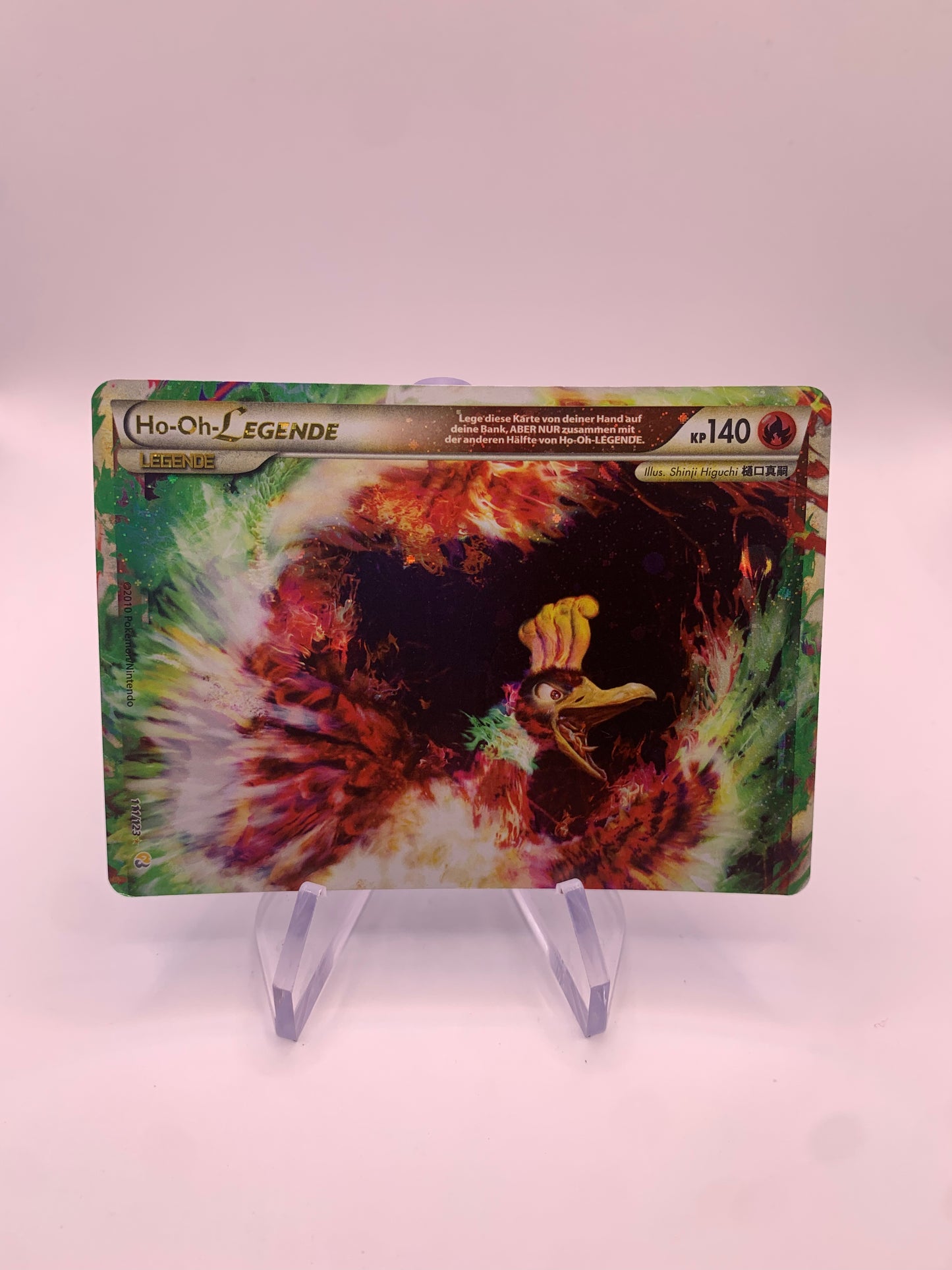 Pokemon Karte Legenden Ho-oh 111/123 Deutsch