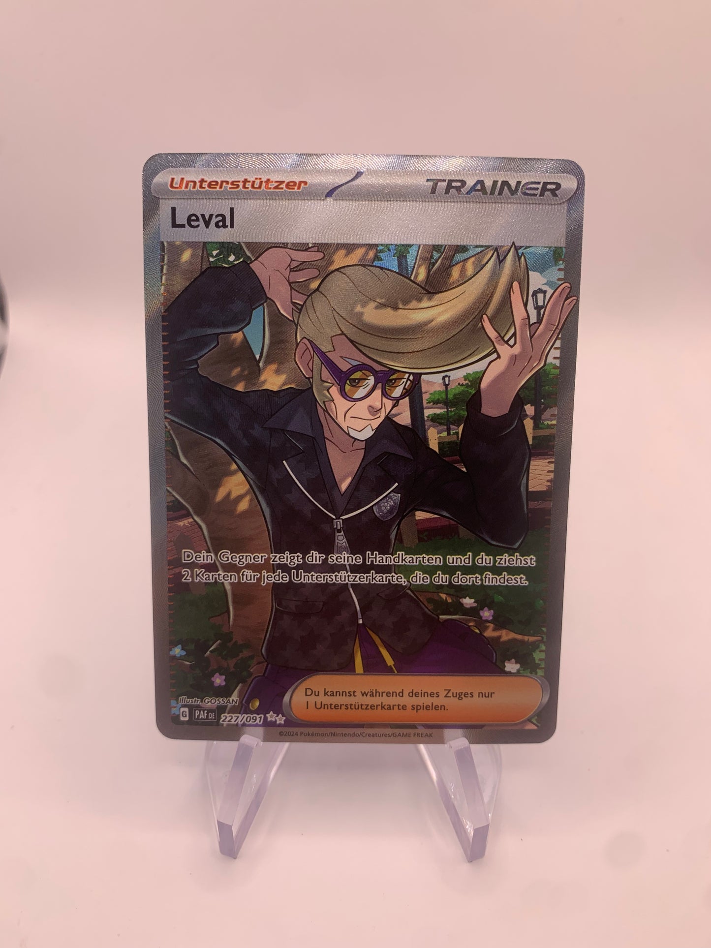 Pokemon Karte Fullart Leval 227/91 Deutsch