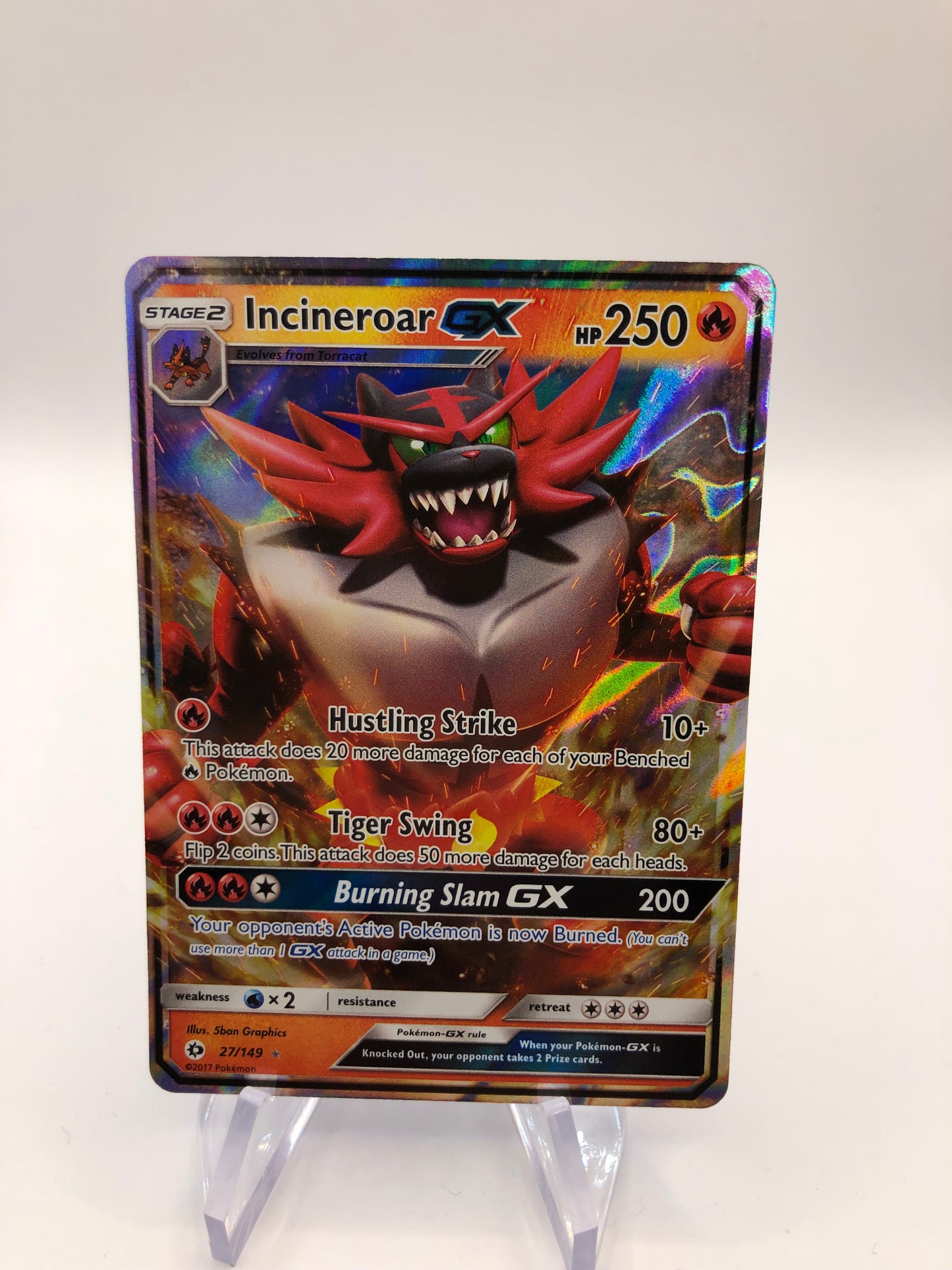Pokemon Karte Gx Fuegro 27/149 Englisch
