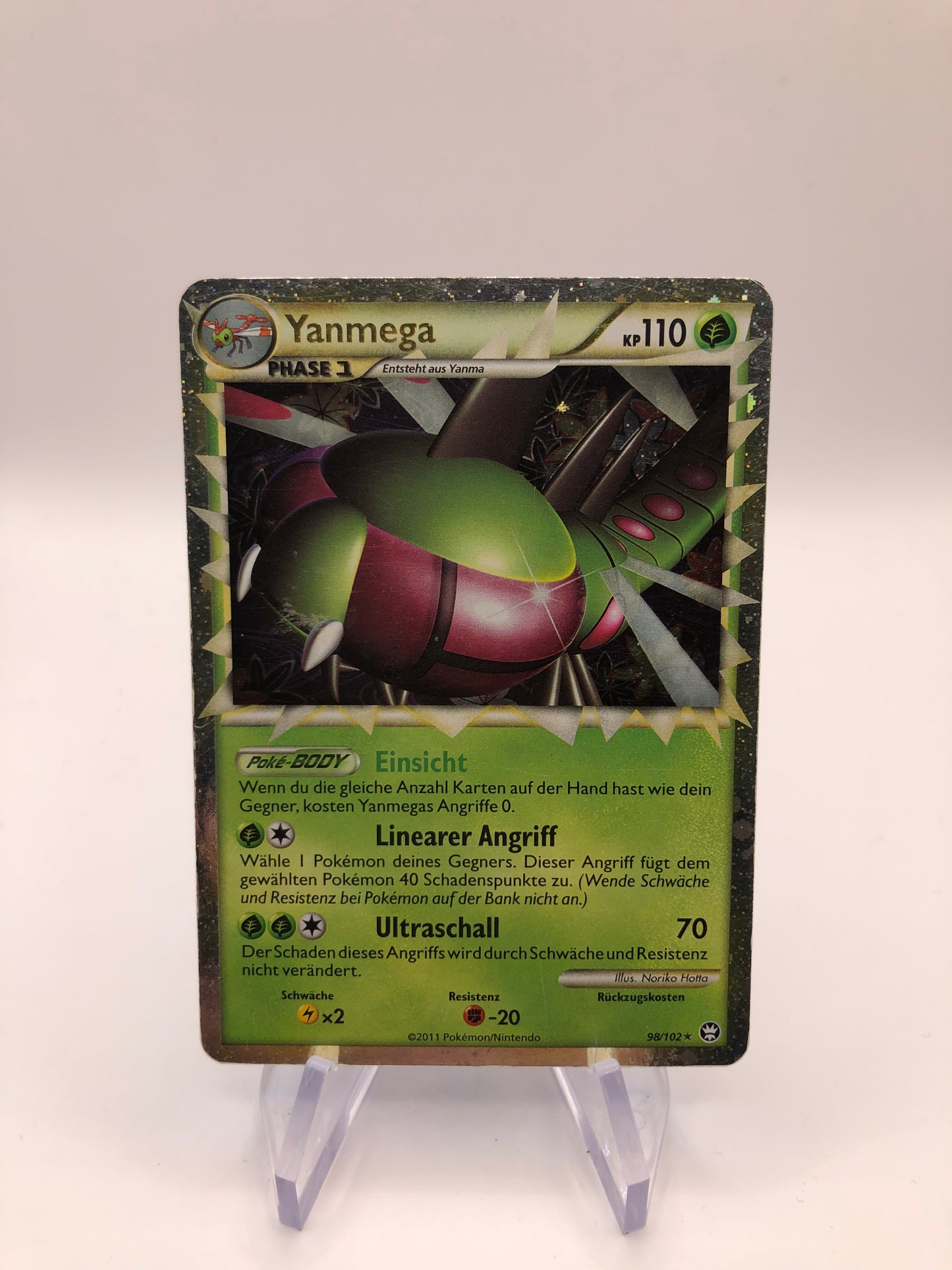Pokemon Karte Prime Yanmega 98/102 Deutsch