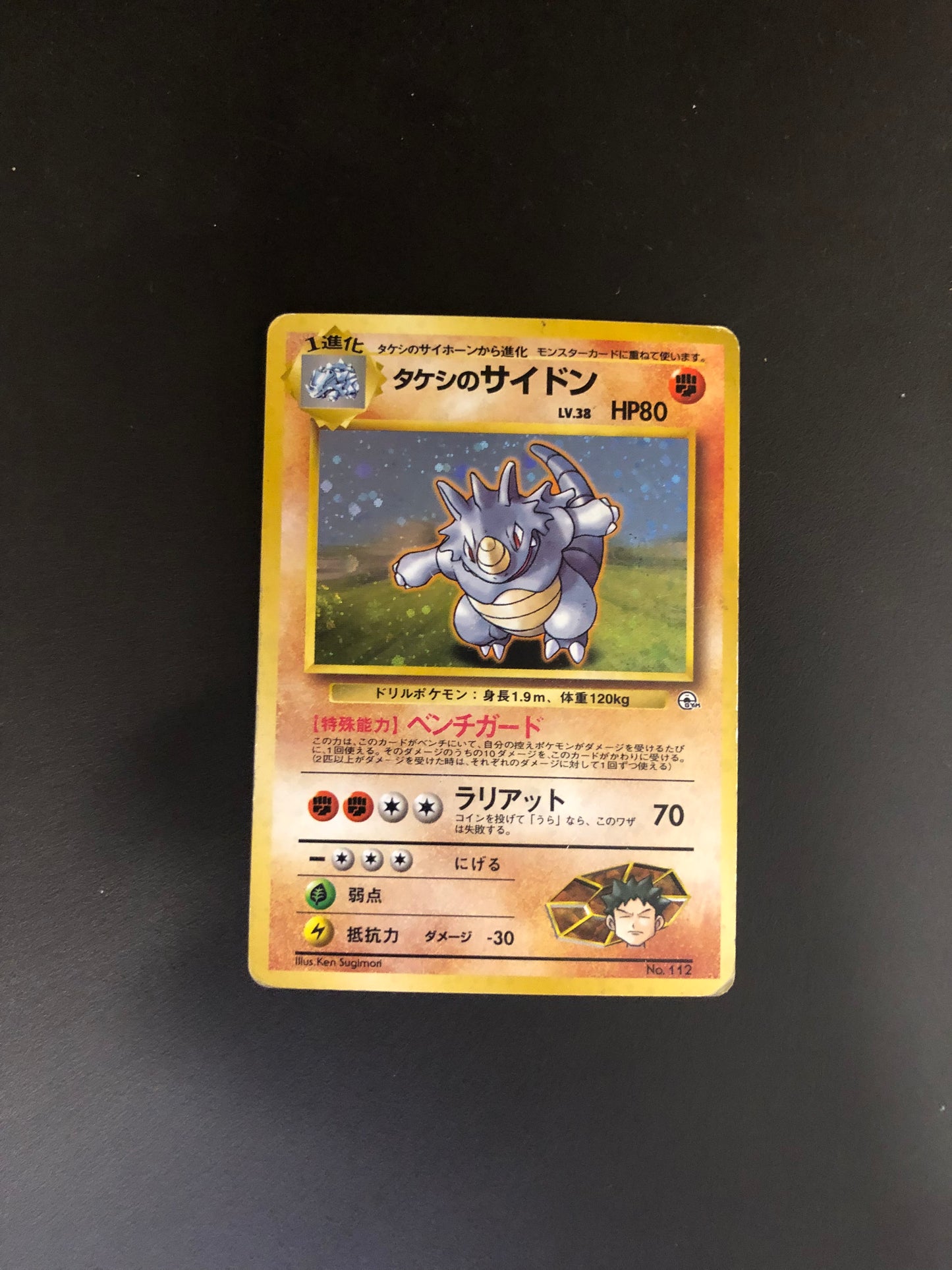 Pokemon Karte Holo Rizeros Japanisch No.112