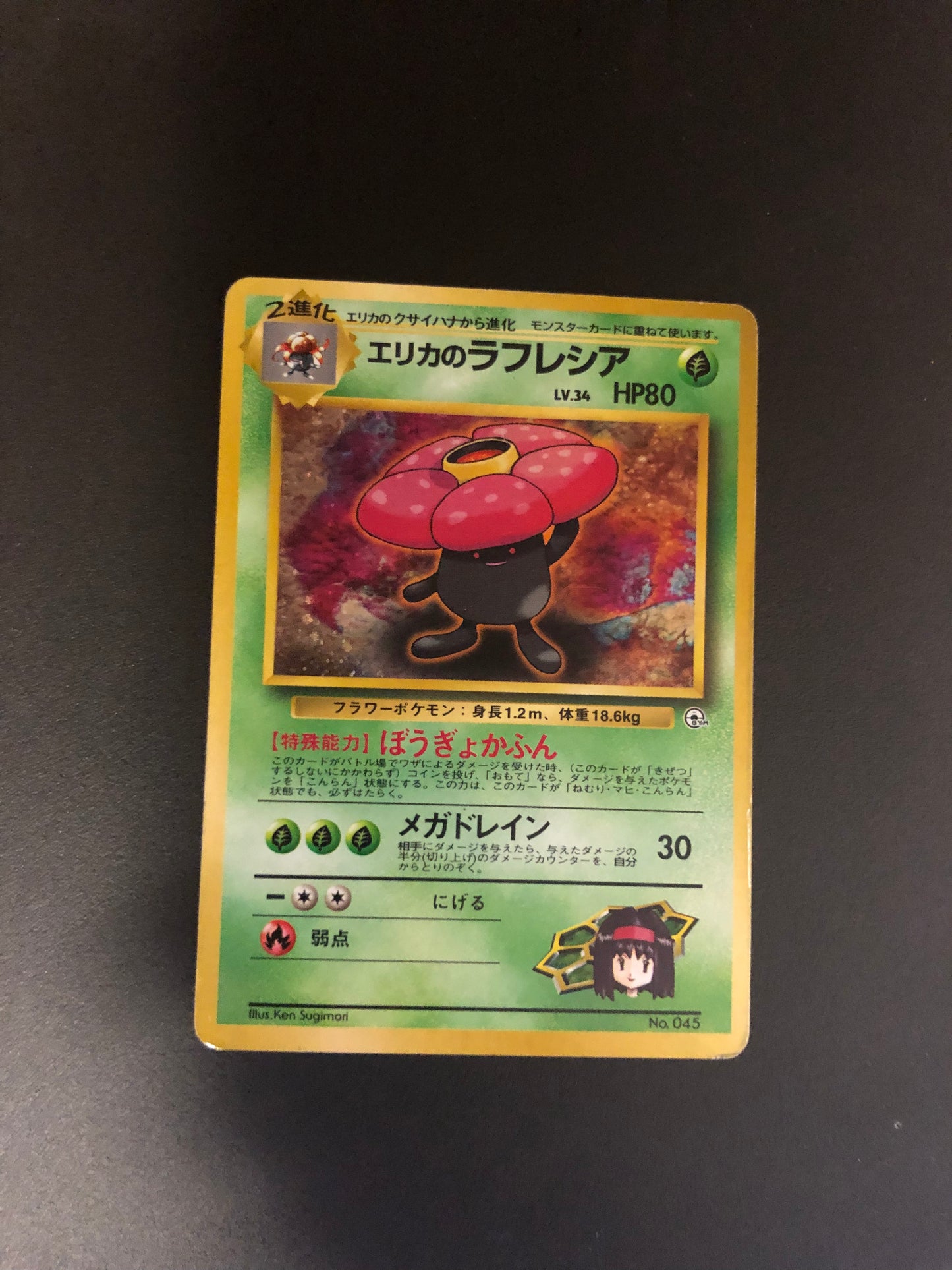 Pokemon Karte Holo Giflor No.45 Japanisch
