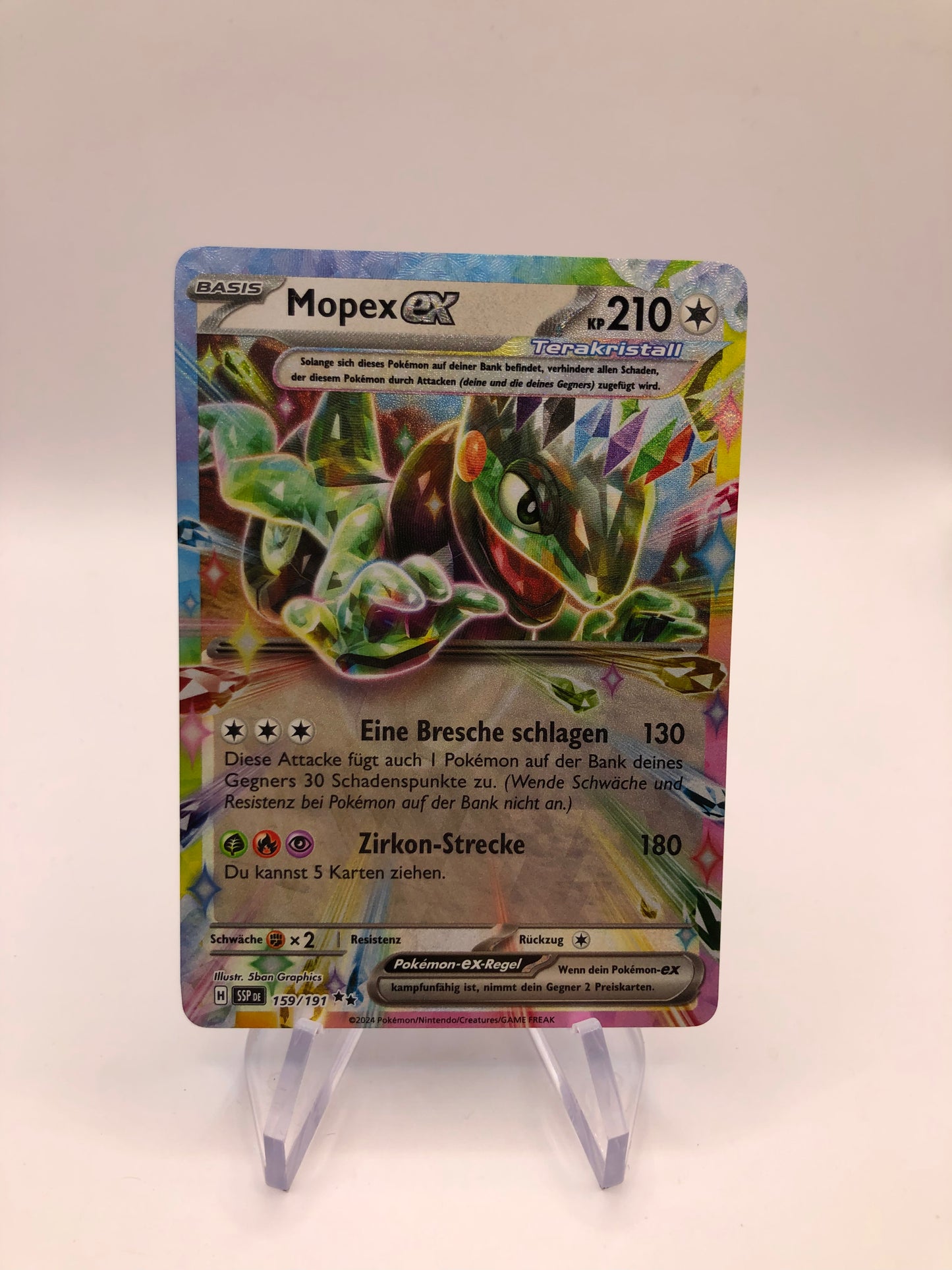 Pokemon Karte Ex Mopex 159/191 Deutsch