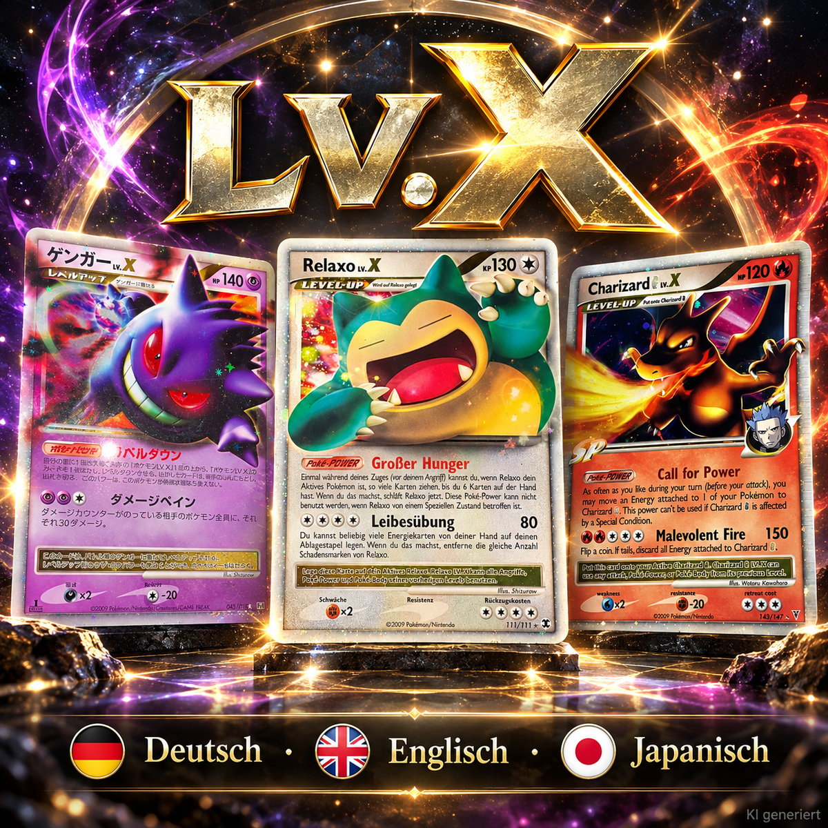 Pokemon LV.X Karten
