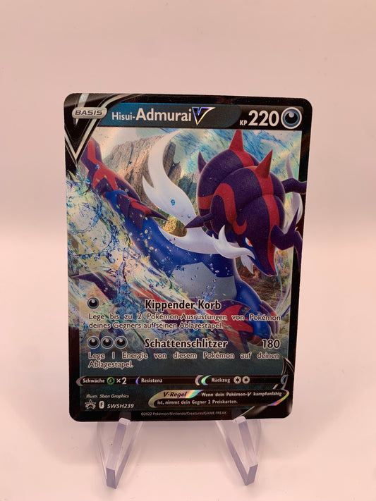 Pokemon Karte V Promo Hisui-Admurai SWSH239 Deutsch