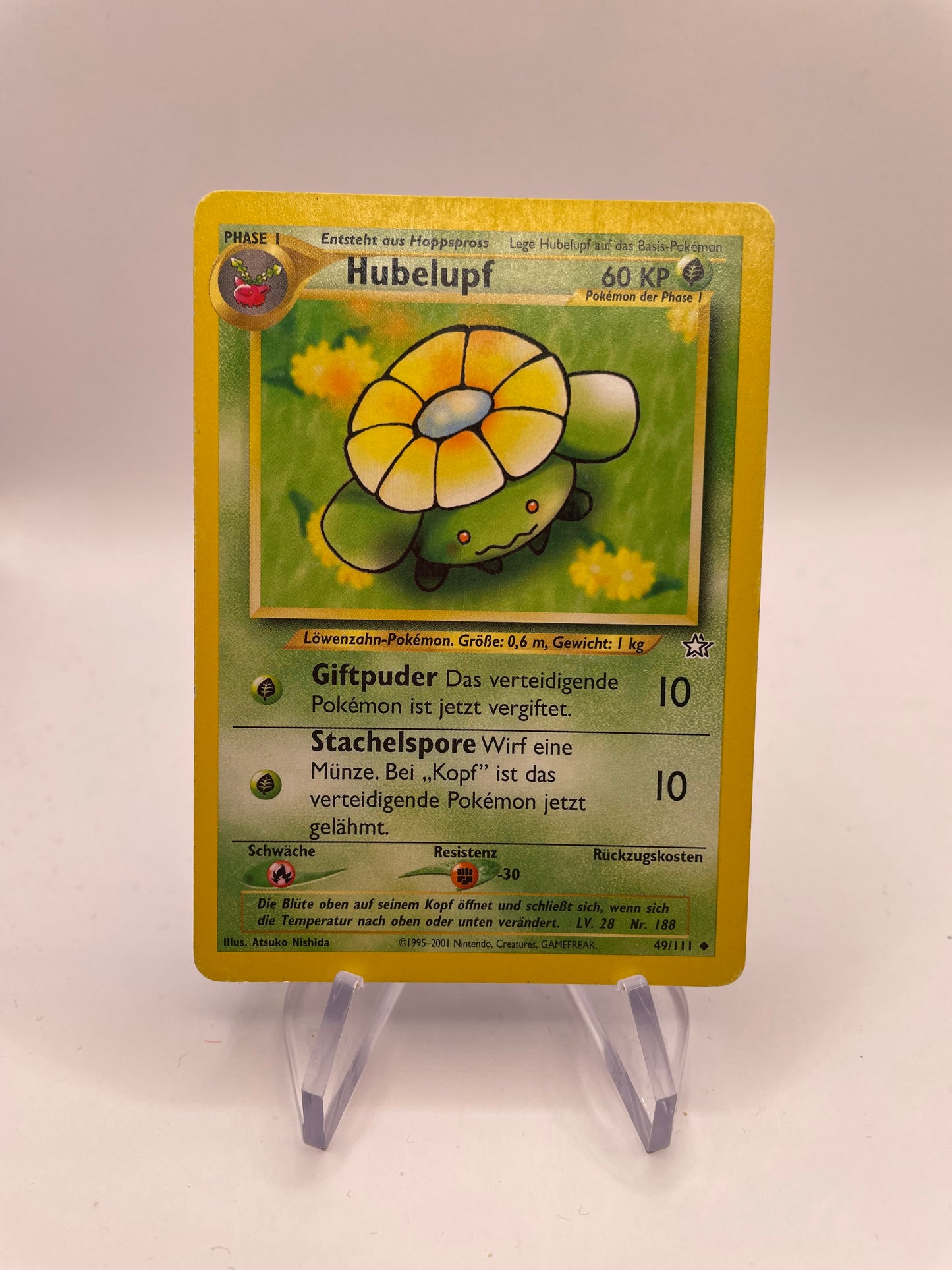 Pokemon Karte Neo Genesis Hubelupf 49/111 Deutsch
