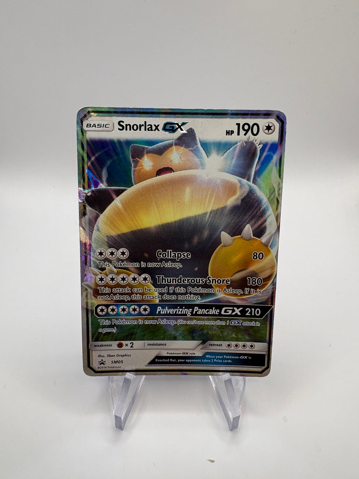 Pokemon Karte GX Promo Relaxo SM05 Deutsch