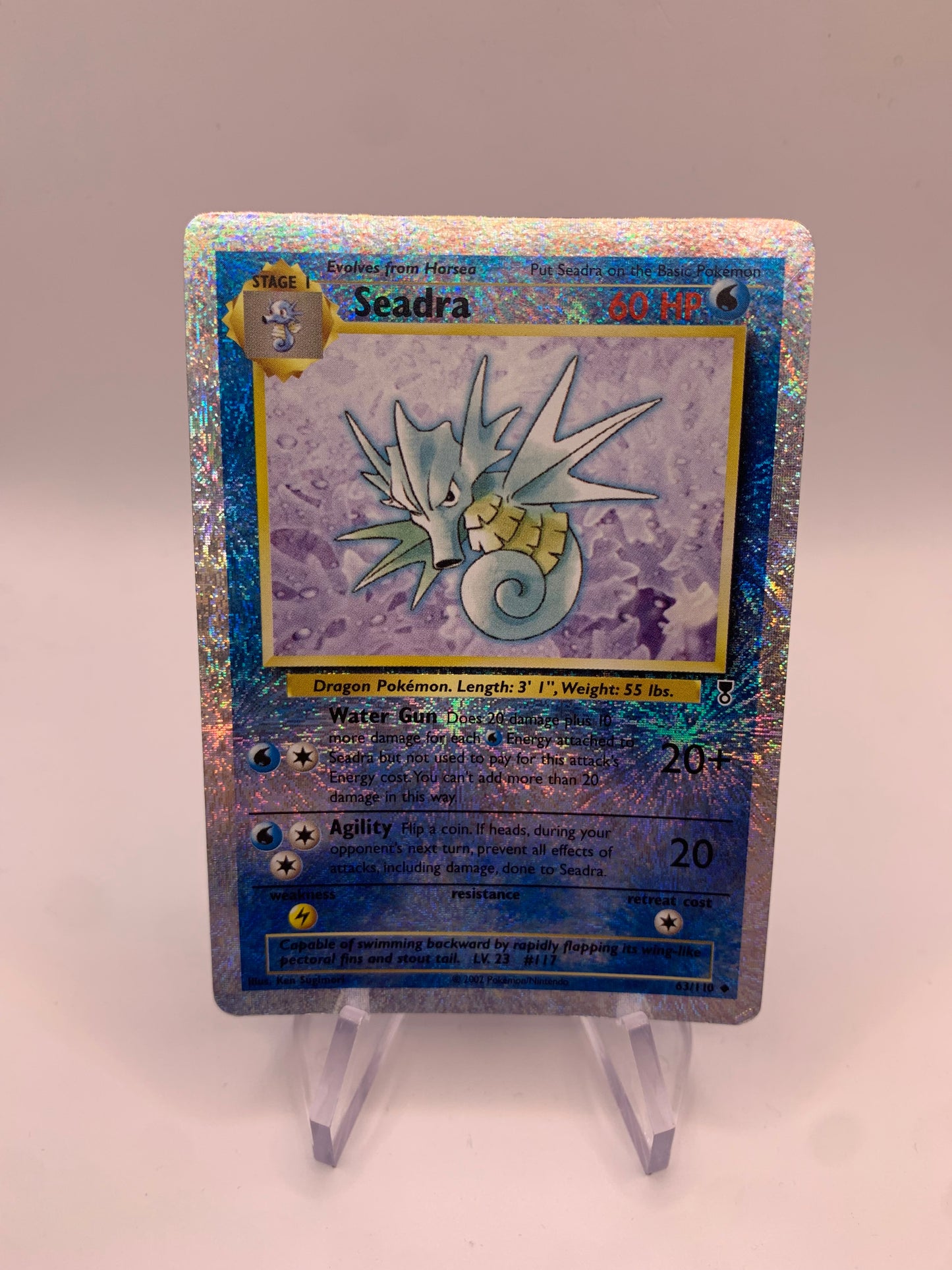 Pokemon Karte Legendary Collection Seadra 63/110 Englisch