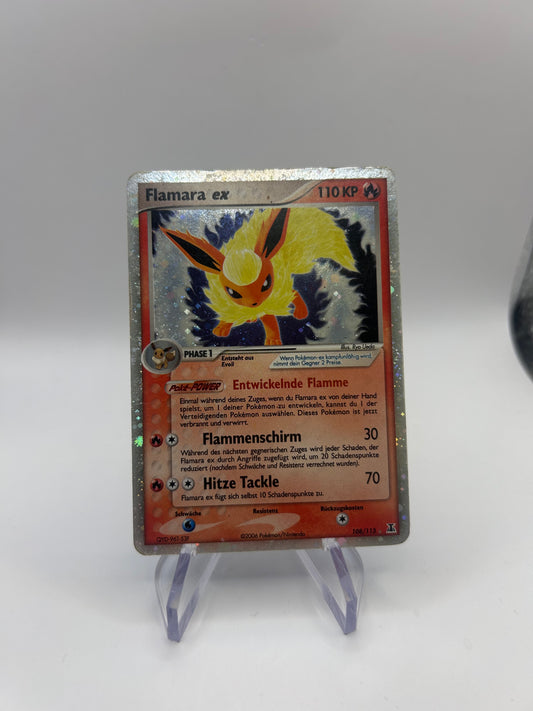 Pokemon Karte ex Flammara 108/113 Deutsch