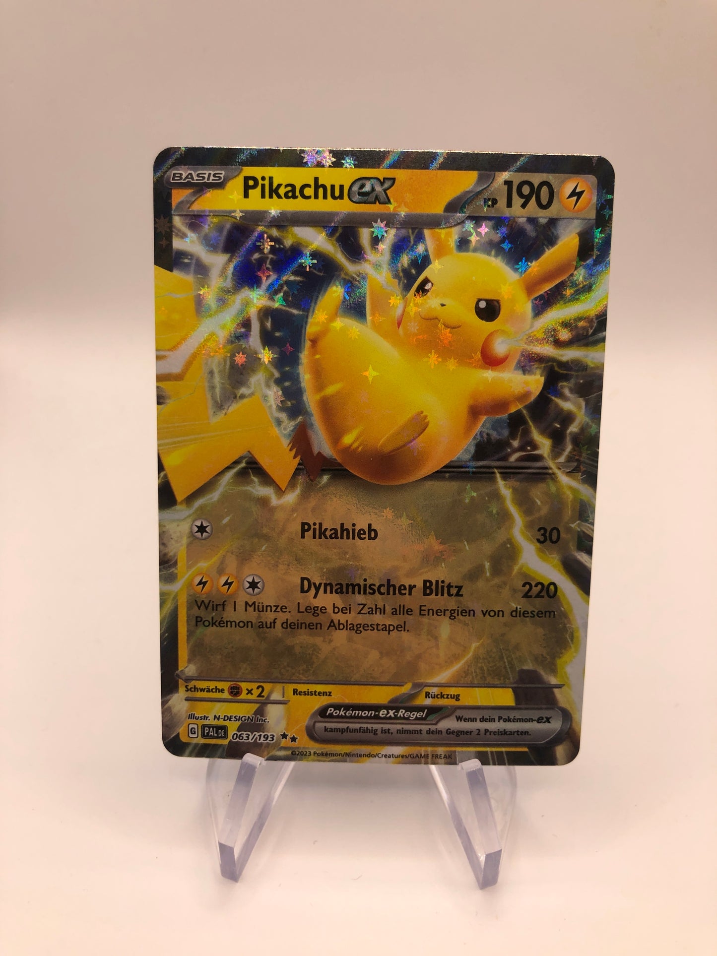 Pokemon Karte Ex Pikachu 63/193 Japanisch
