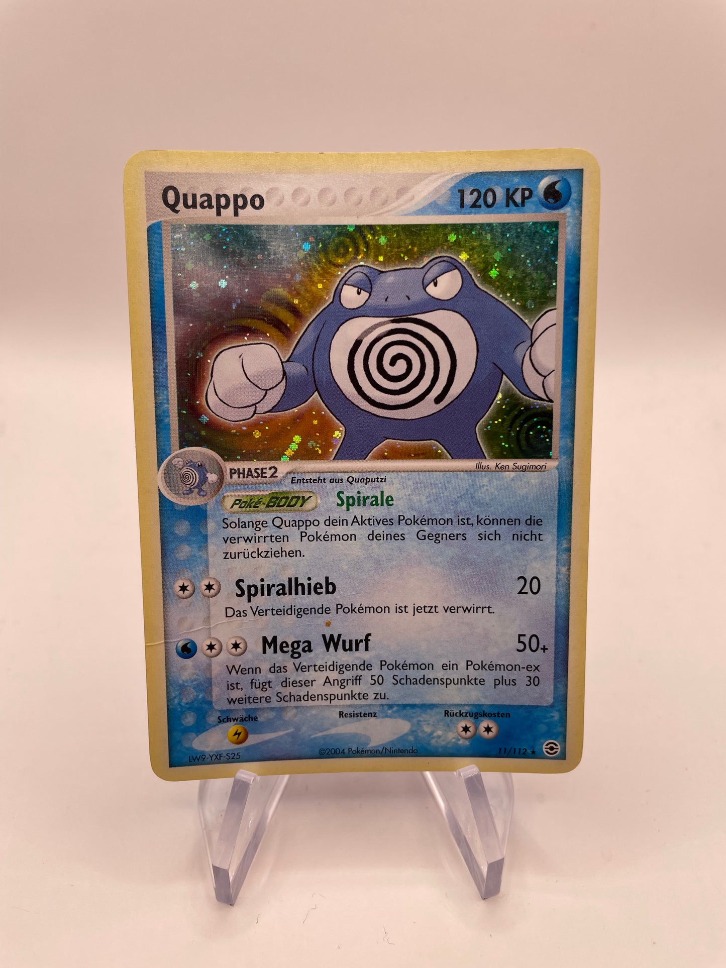 Pokemon Karte Holo Quappo 11/112 Deutsch