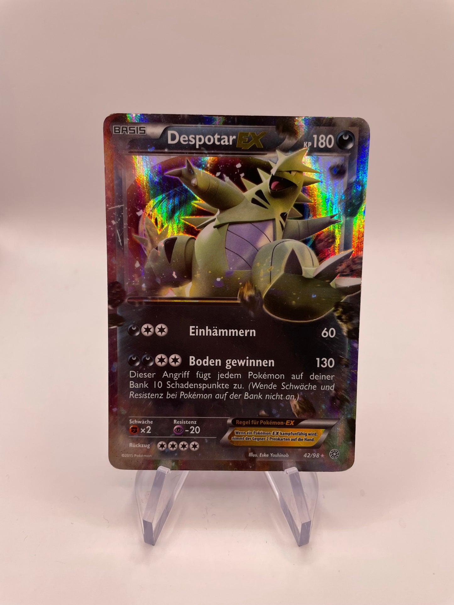 Pokemon Karte Ex Despotar 42/98 Deutsch