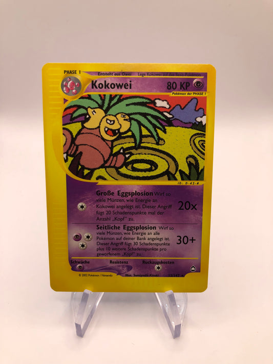 Pokemon Karte E-Series Kokowei 13/147 Deutsch