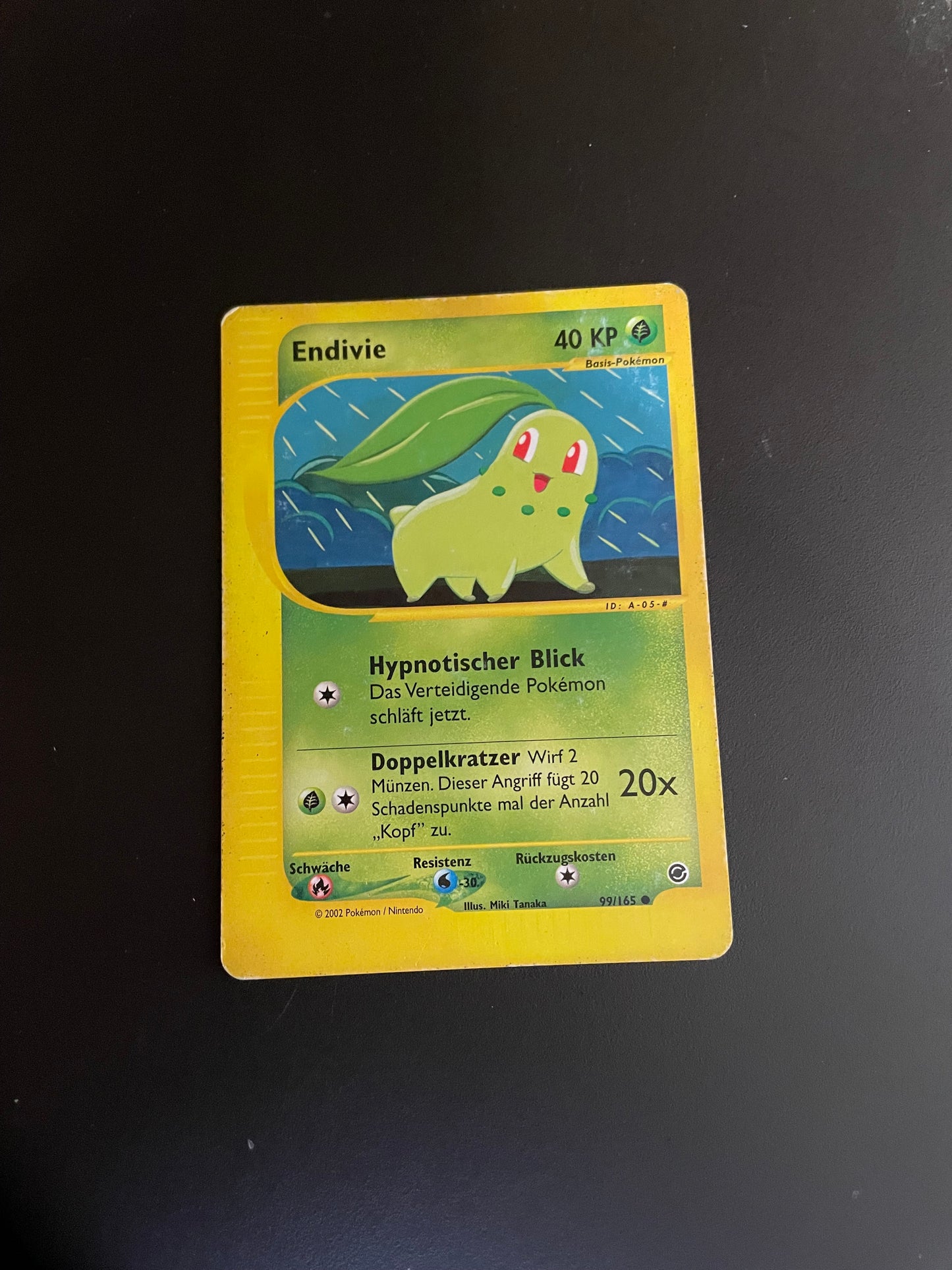 Pokemon Karte e-Series Endivie 99/165 Deutsch