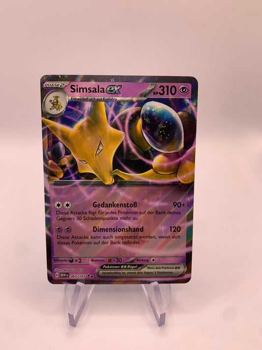 Pokemon Karte Ex Simsala 65/165 Deutsch