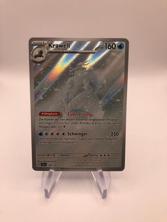 Pokemon Karte Art-Rare Krawell 149/142 Deutsch