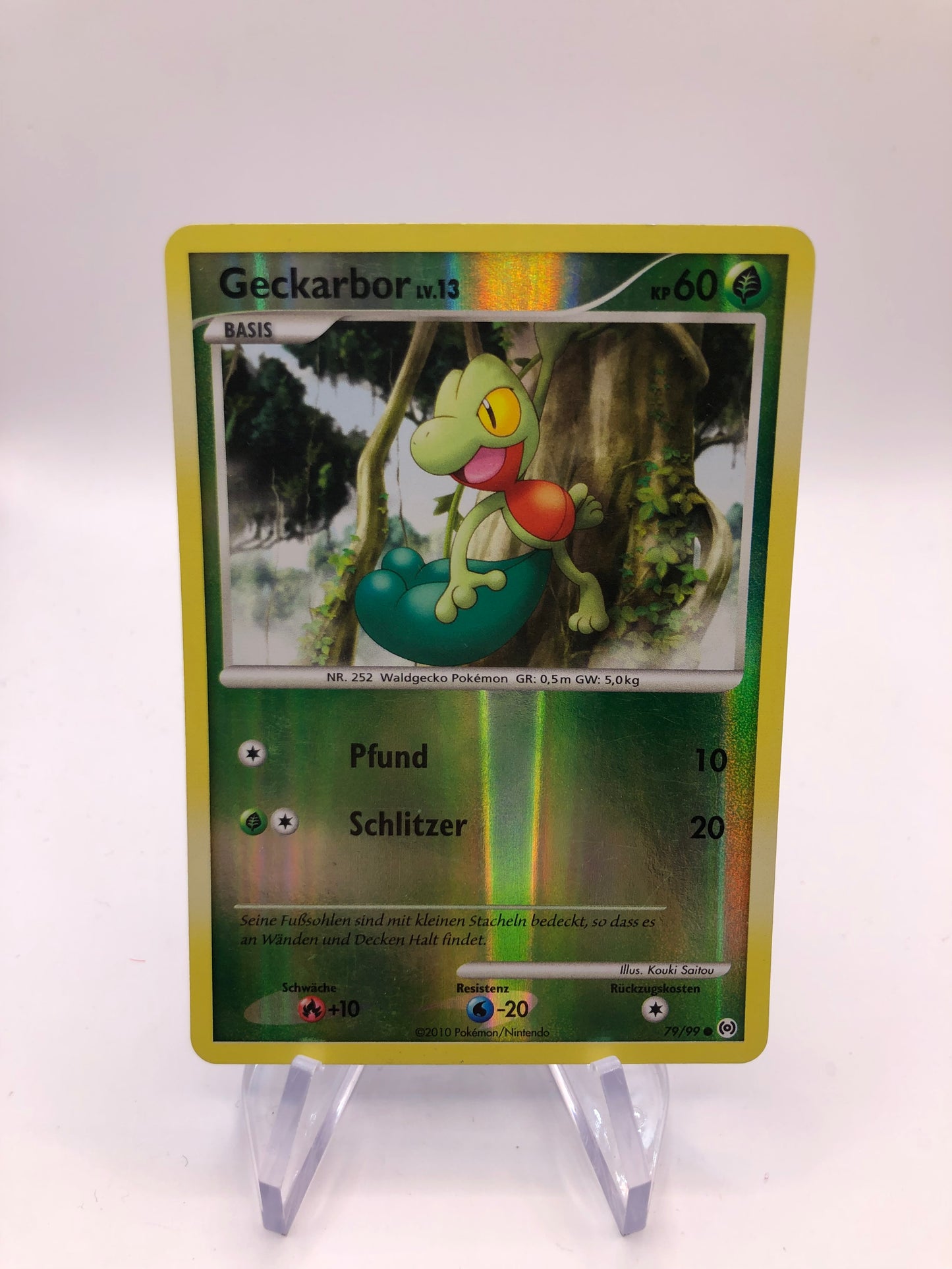 Pokemon Karte Revers Geckarbor 79/99 Deutsch