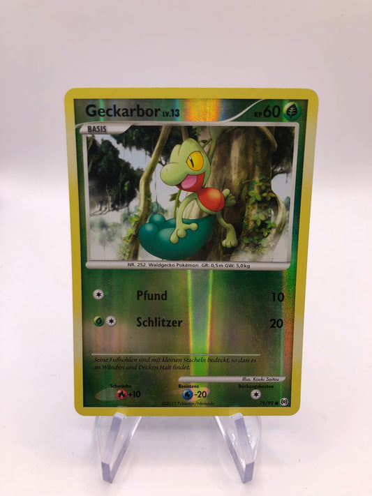 Pokemon Karte Revers Geckarbor 79/99 Deutsch