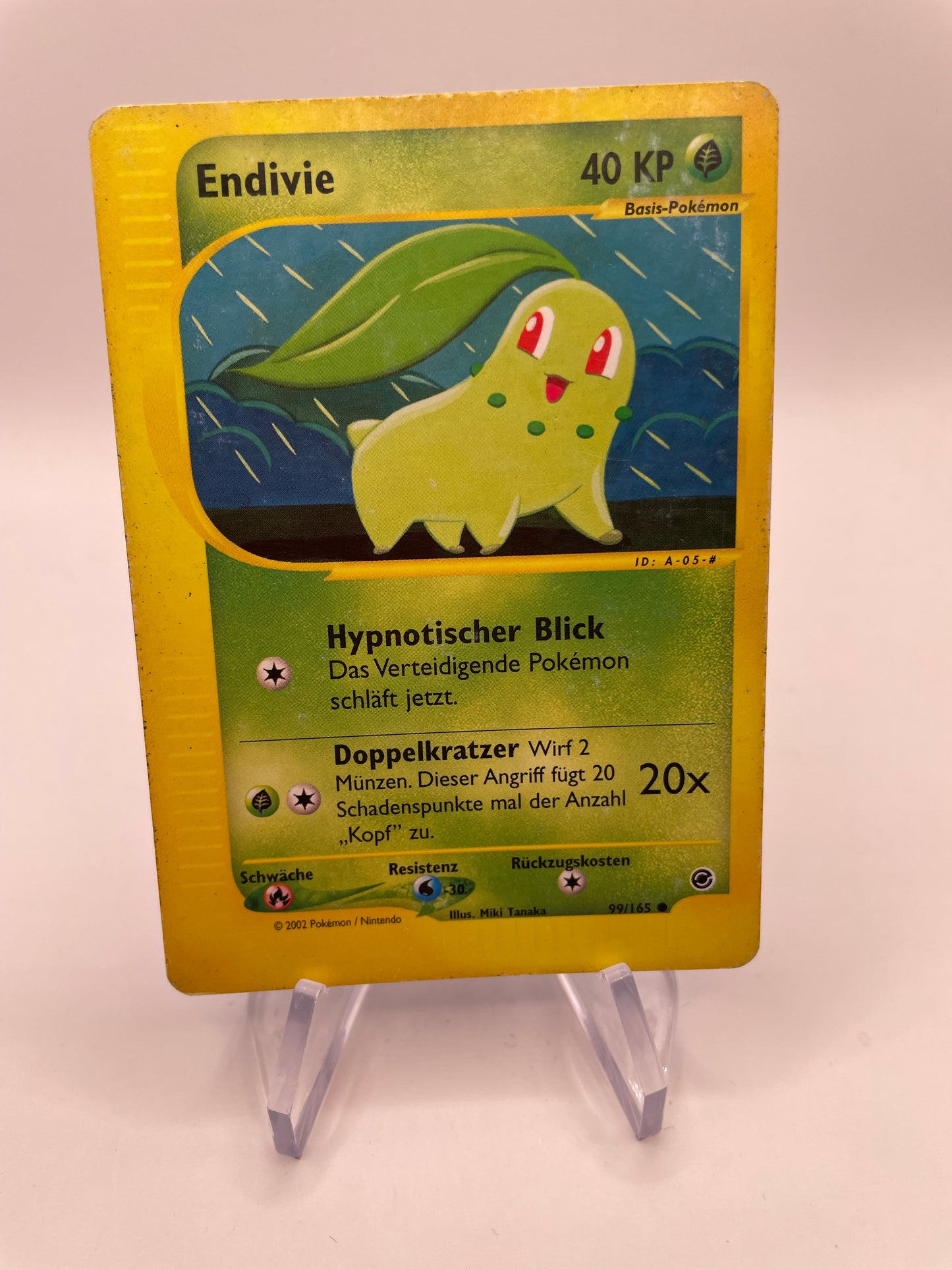 Pokemon Karte e-Series Endivie 99/165 Deutsch