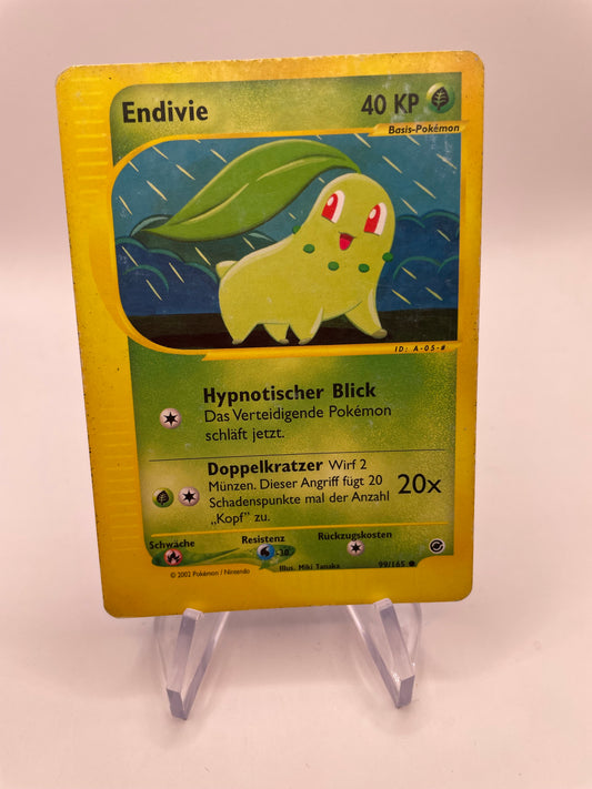 Pokemon Karte e-Series Endivie 99/165 Deutsch