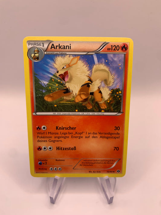 Pokemon Karte Arkani 13/99 Deutsch